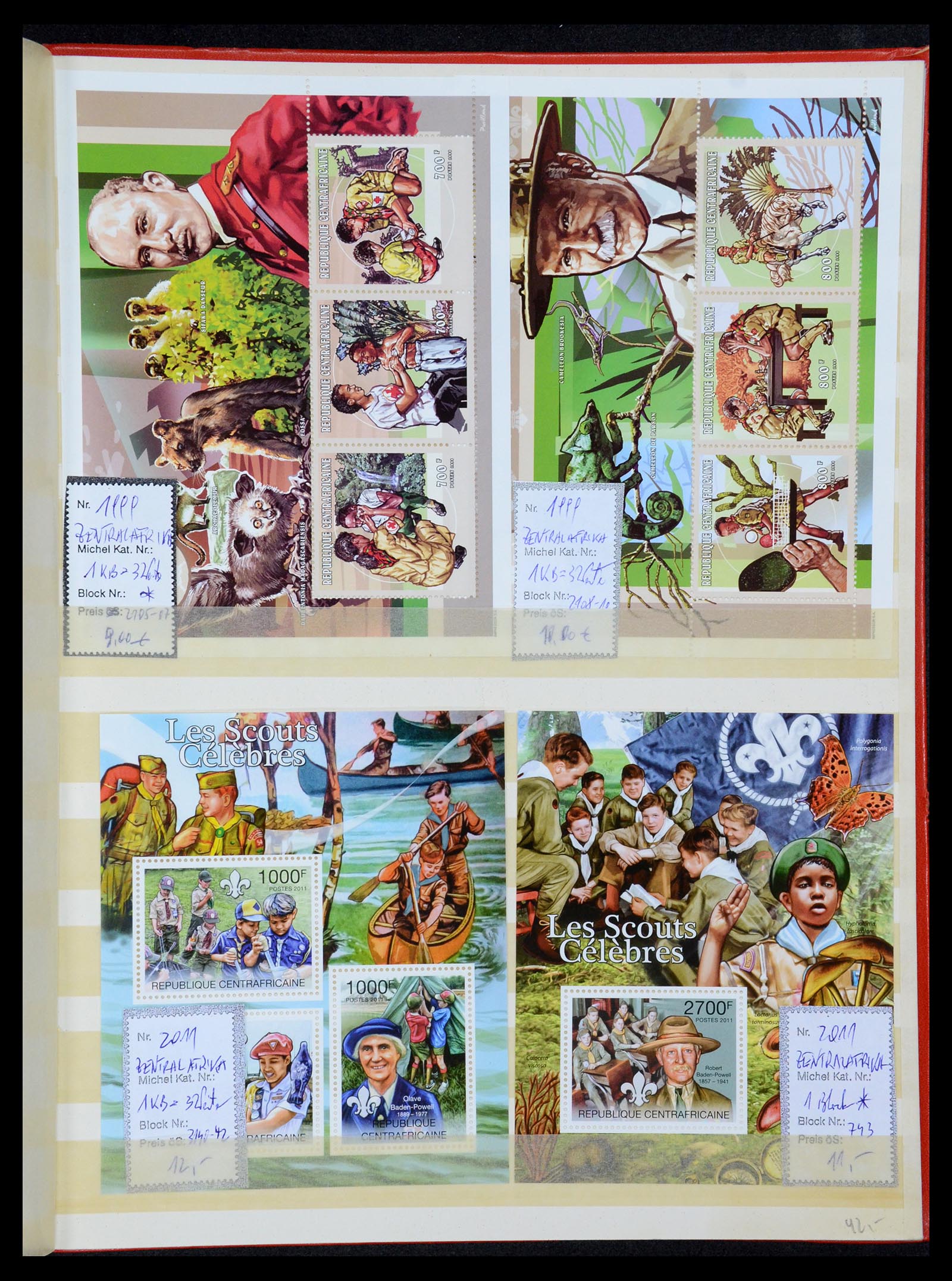 36109 228 - Postzegelverzameling 36109 Motief scouting 1930-2019!