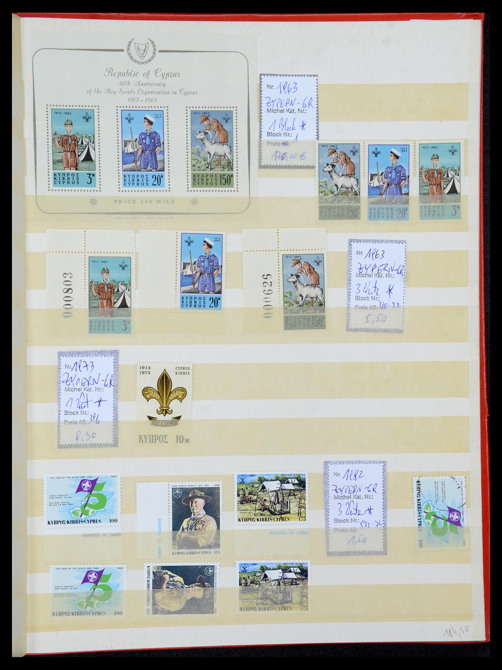 36109 232 - Stamp collection 36109 Thematic scouting 1930-2019!
