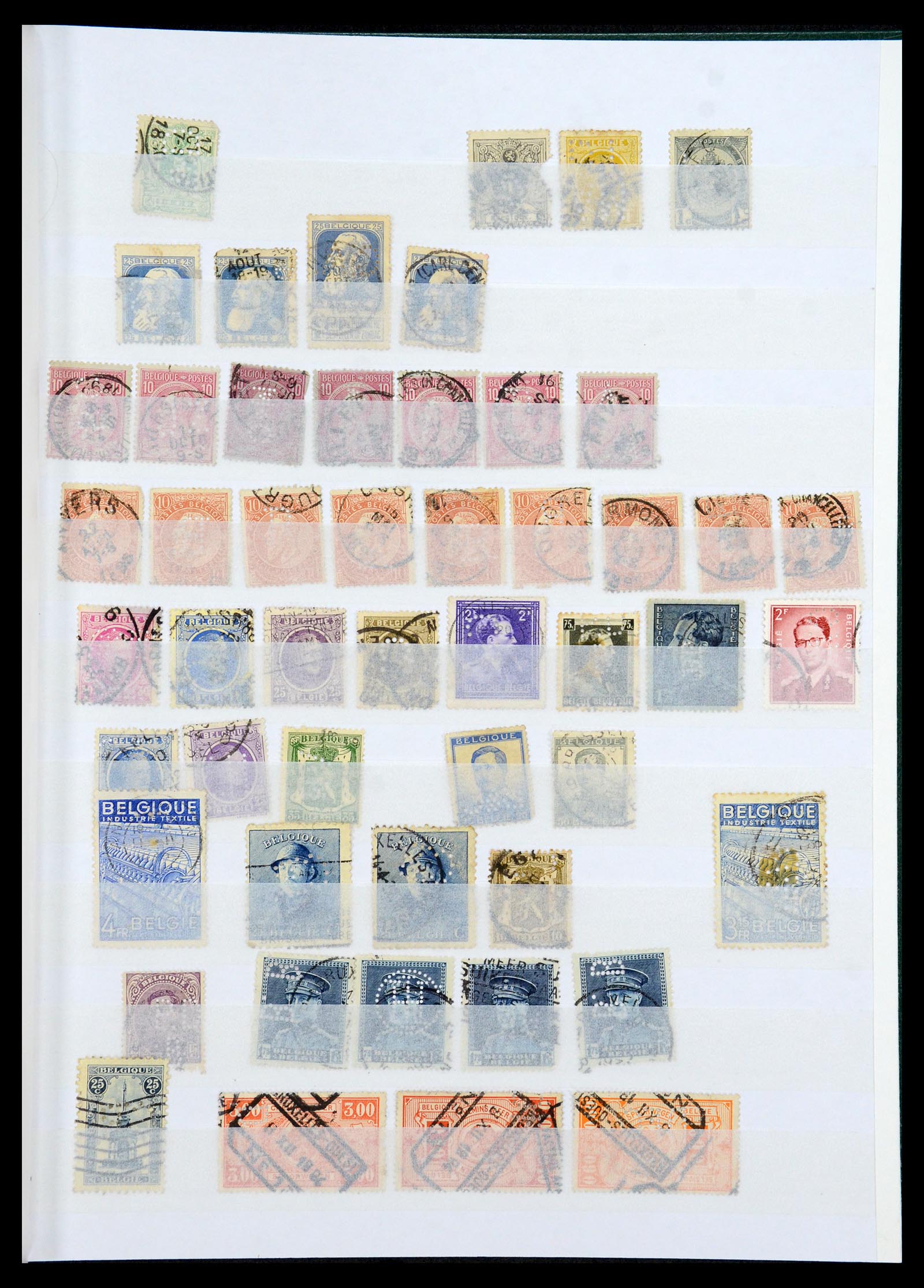36111 063 - Stamp collection 36111 France perfins 1880-1950.