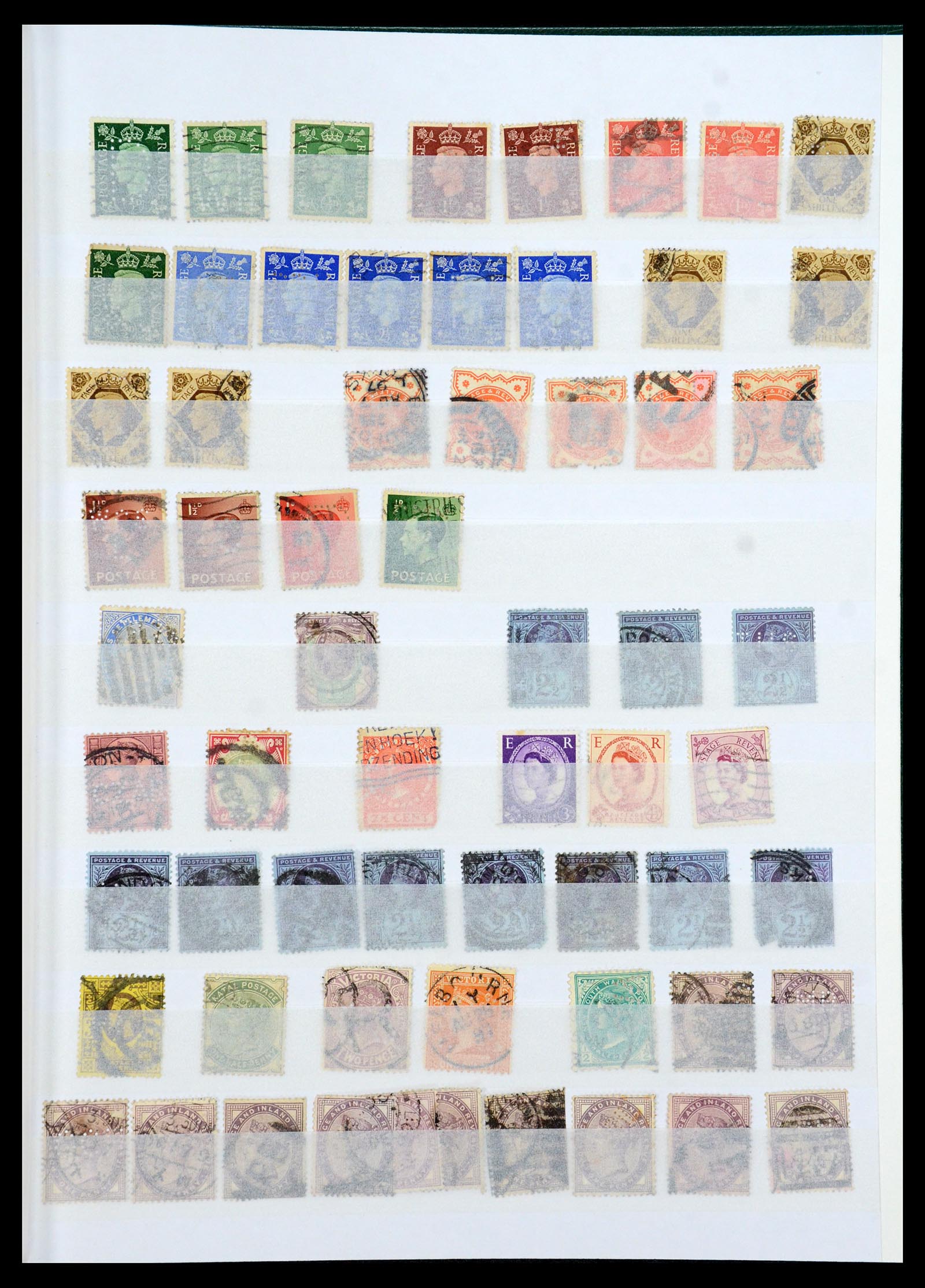 36111 065 - Stamp collection 36111 France perfins 1880-1950.