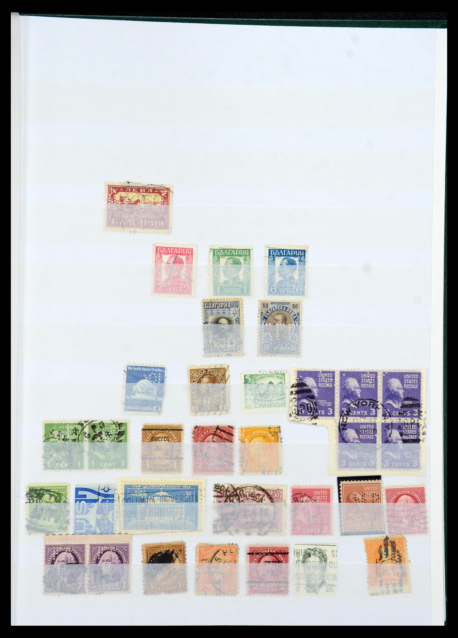 36111 073 - Stamp collection 36111 France perfins 1880-1950.