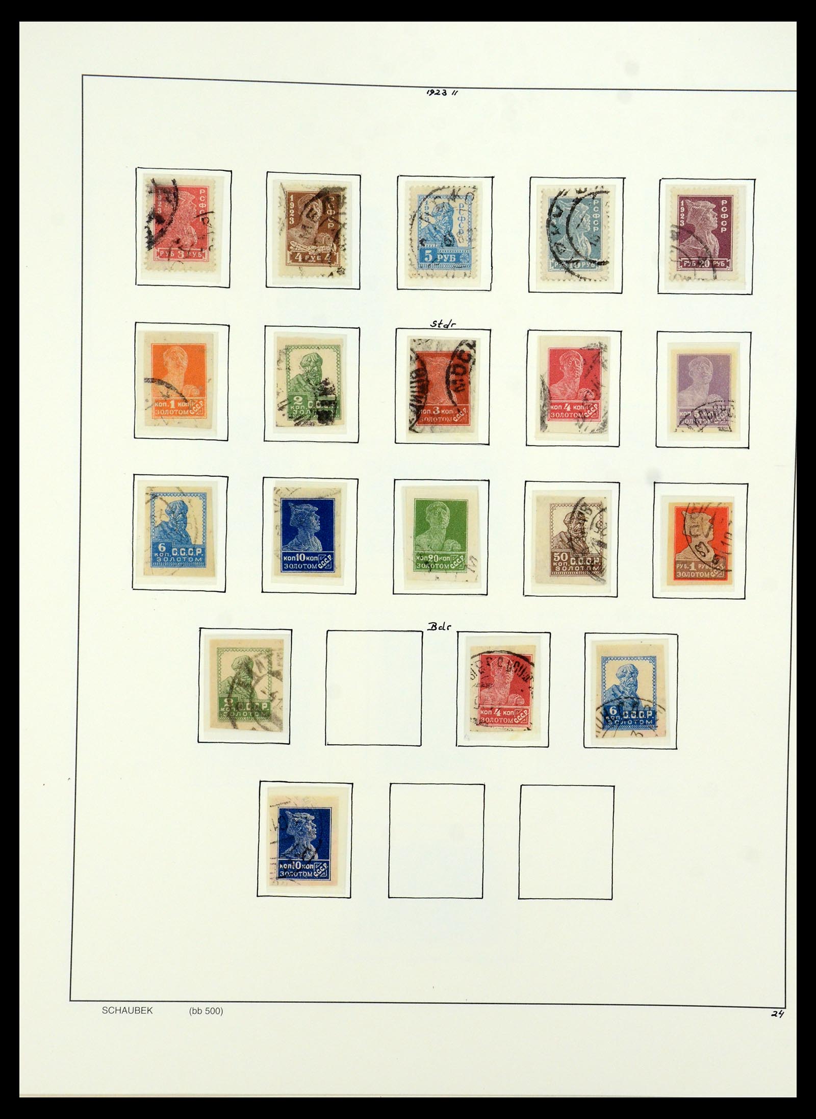36120 026 - Postzegelverzameling 36120 Rusland 1858-1960.