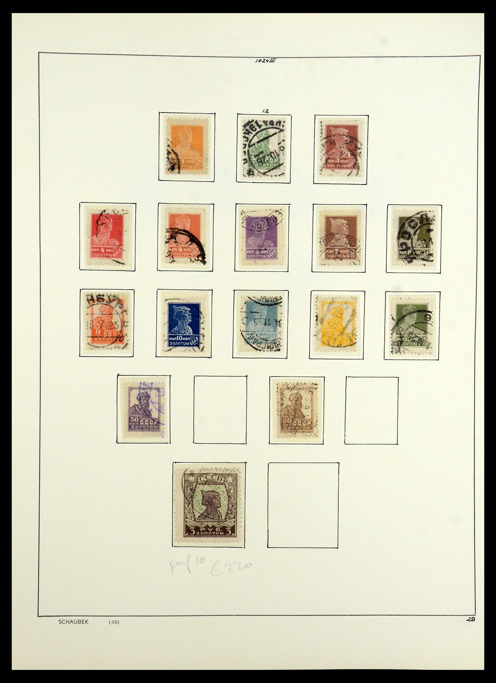 36120 031 - Postzegelverzameling 36120 Rusland 1858-1960.