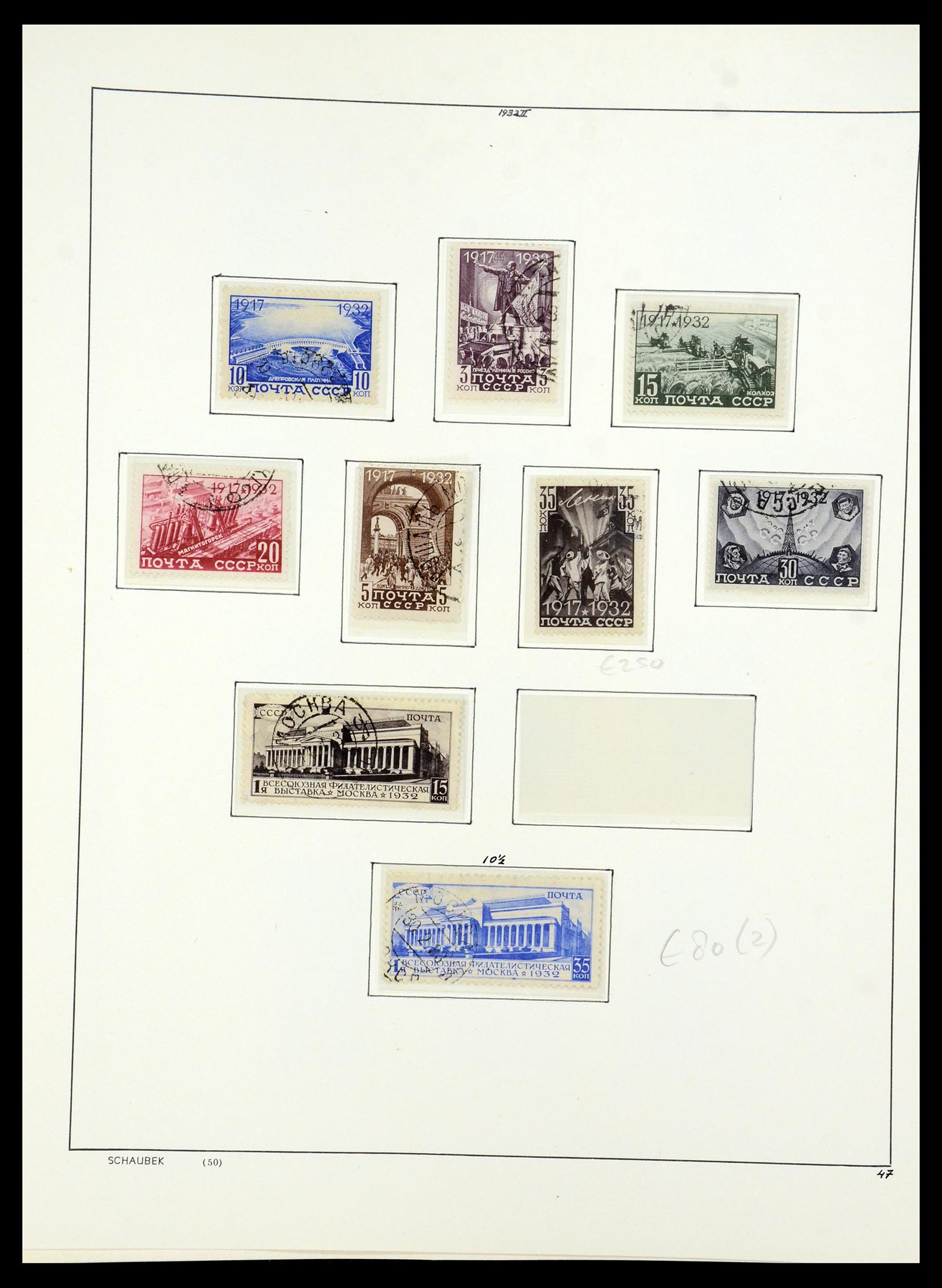 36120 051 - Postzegelverzameling 36120 Rusland 1858-1960.