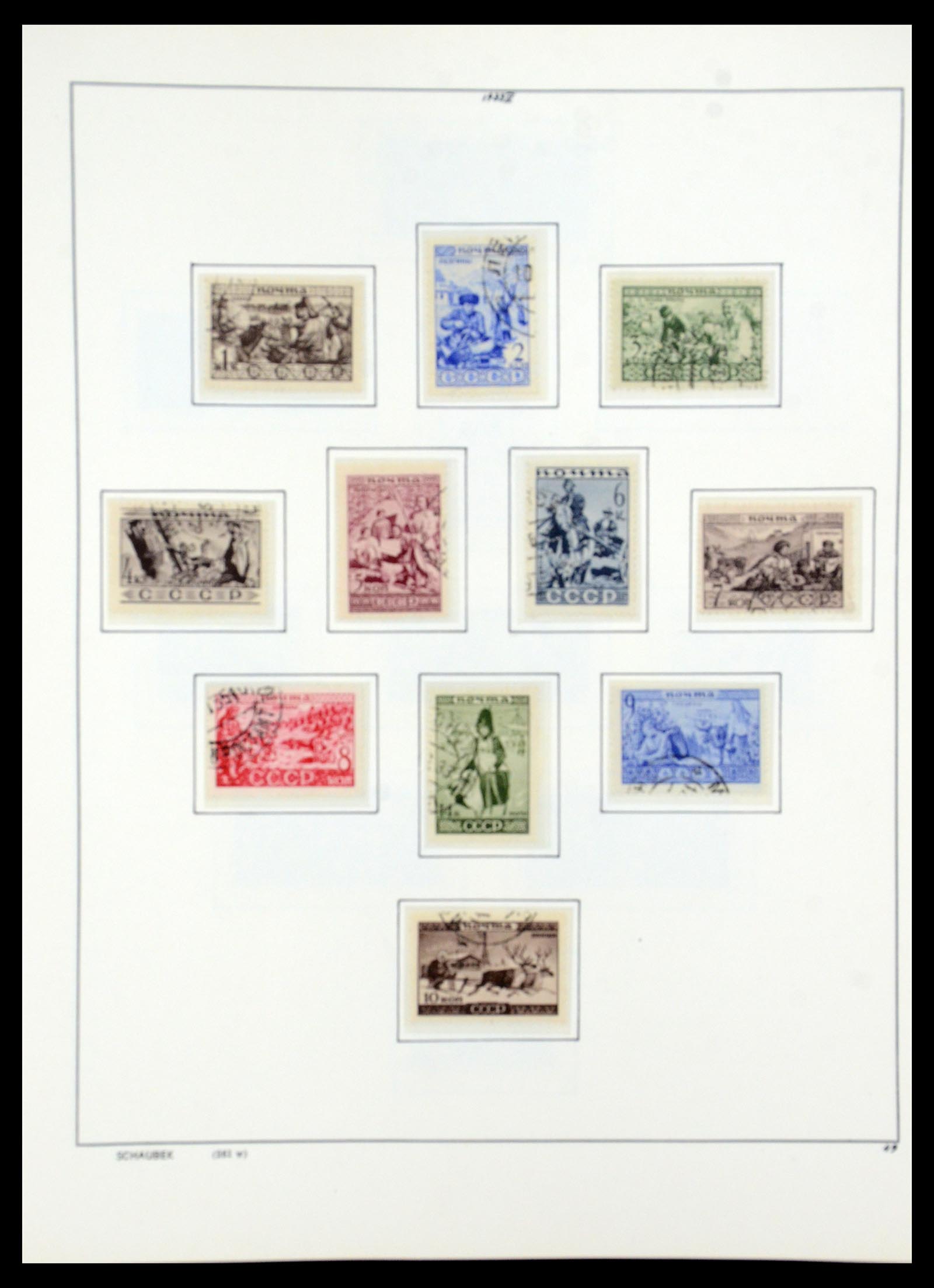 36120 053 - Postzegelverzameling 36120 Rusland 1858-1960.