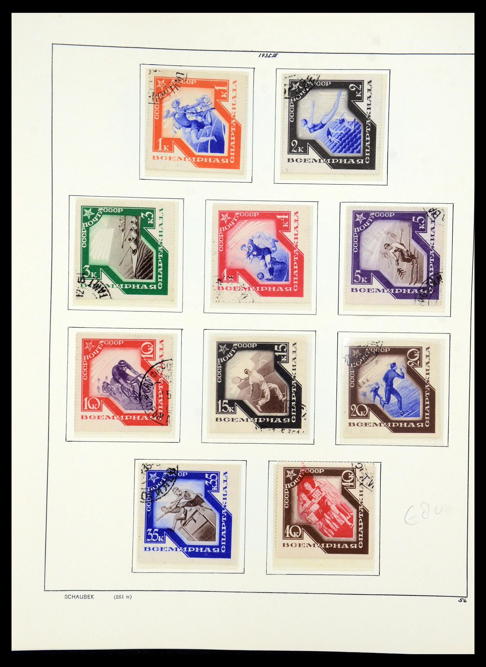 36120 060 - Postzegelverzameling 36120 Rusland 1858-1960.