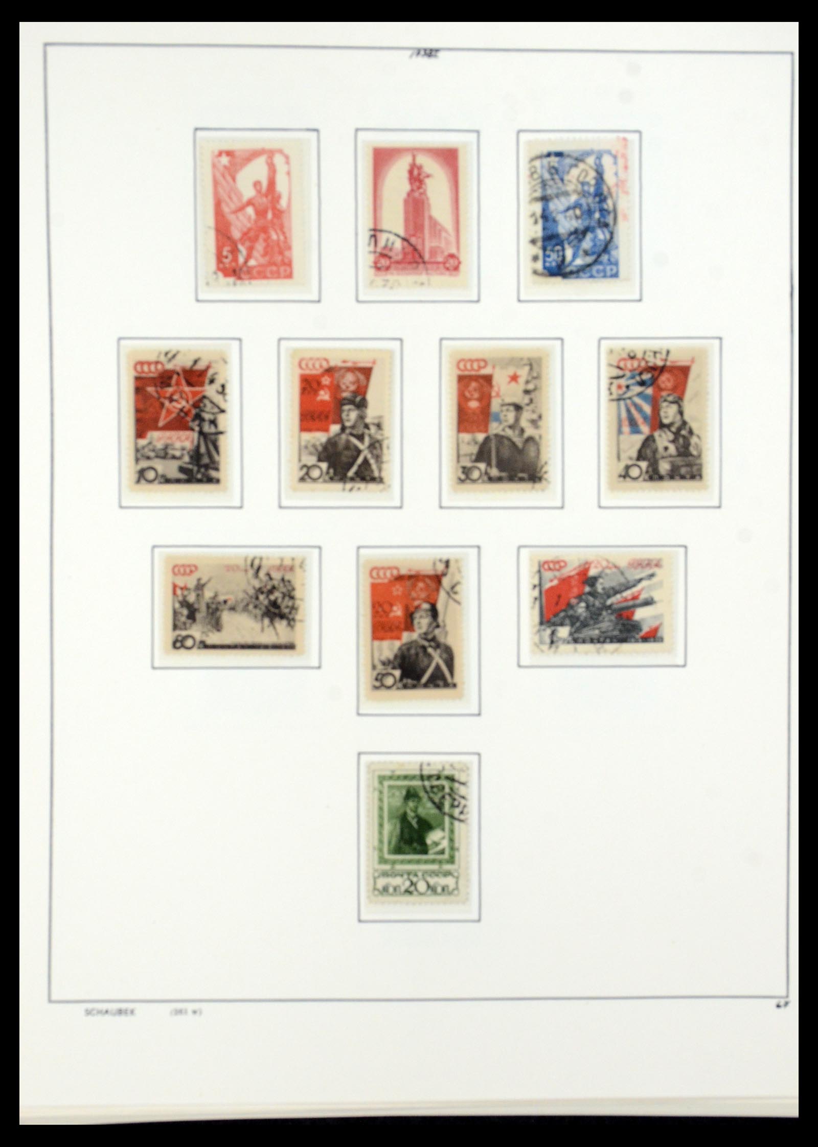 36120 075 - Postzegelverzameling 36120 Rusland 1858-1960.