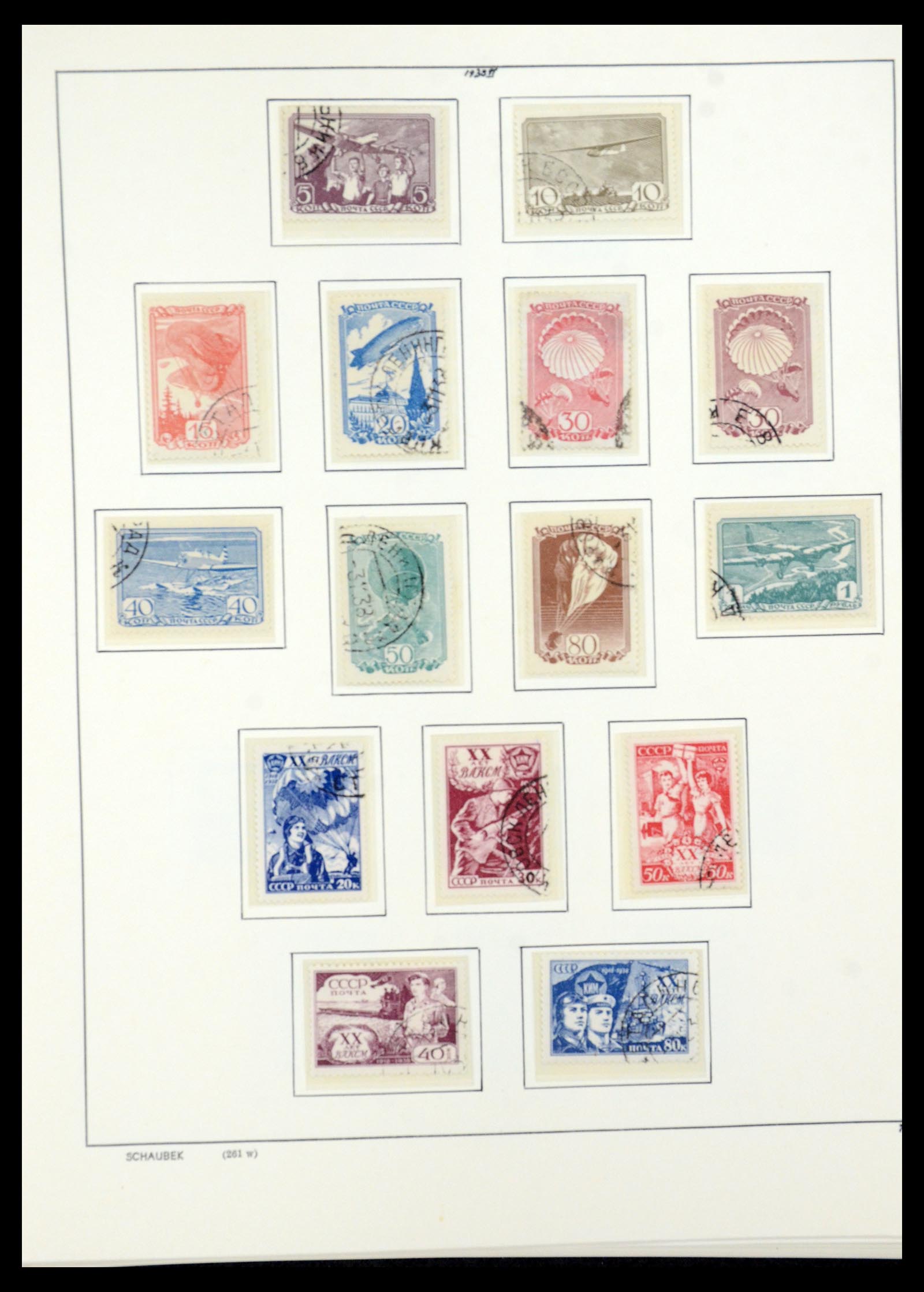 36120 080 - Postzegelverzameling 36120 Rusland 1858-1960.