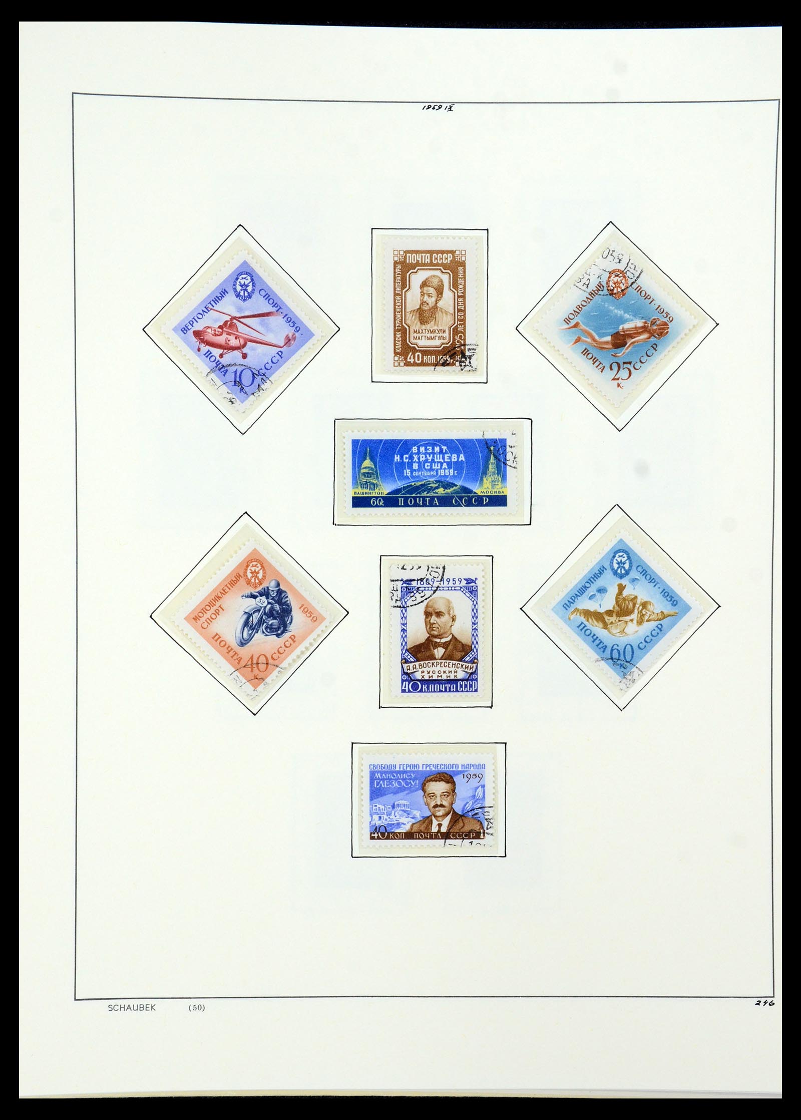 36120 253 - Postzegelverzameling 36120 Rusland 1858-1960.