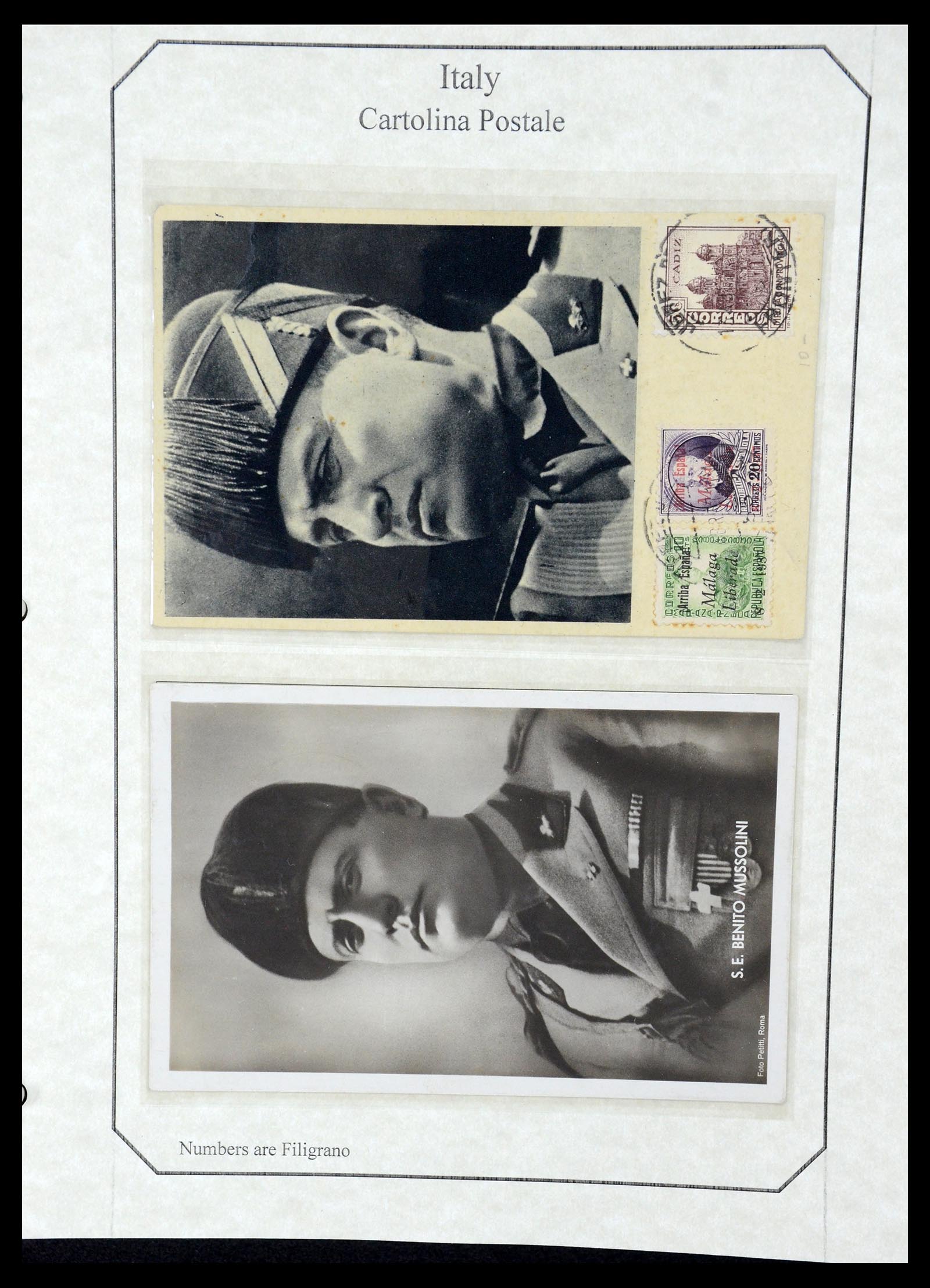 36166 030 - Postzegelverzameling 36166 Italië en gebieden brieven 1800-1980.