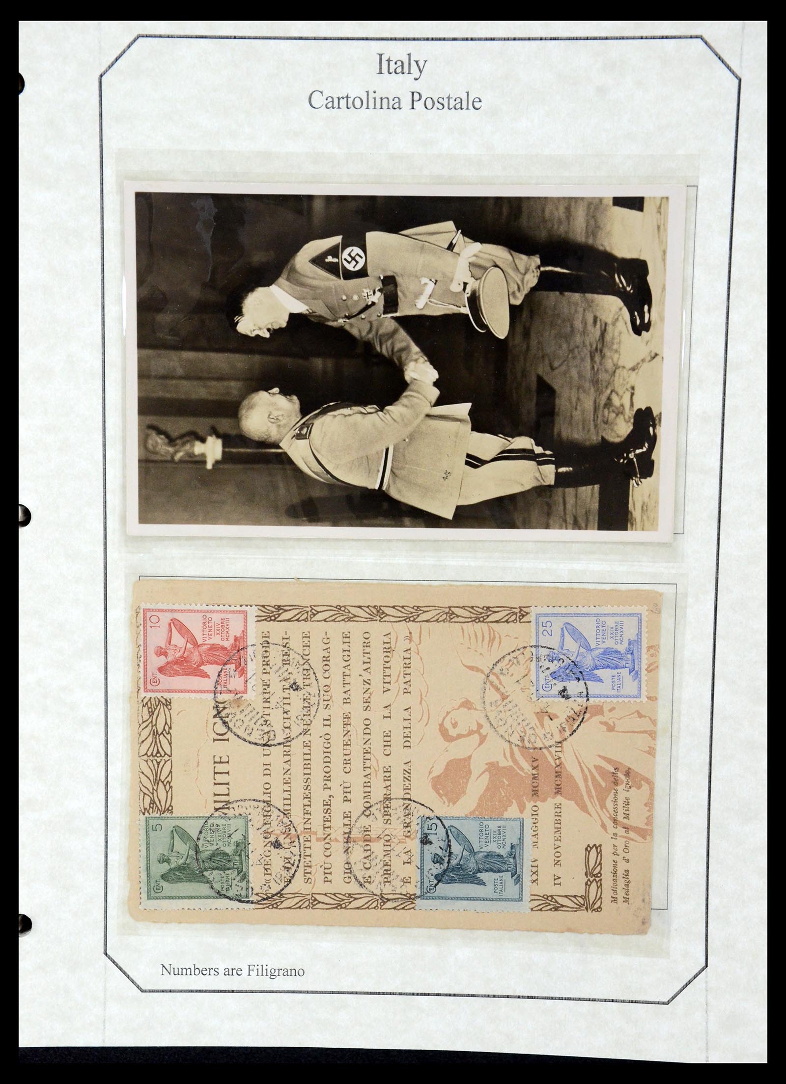 36166 031 - Postzegelverzameling 36166 Italië en gebieden brieven 1800-1980.