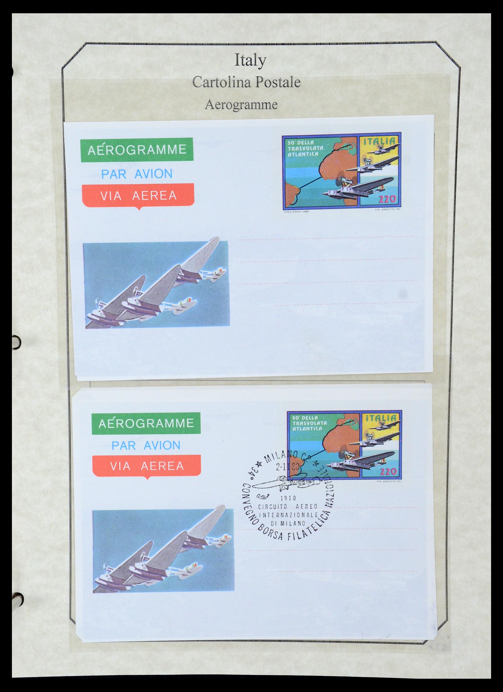 36166 053 - Stamp collection 36166 Italy and territories covers 1800-1980.