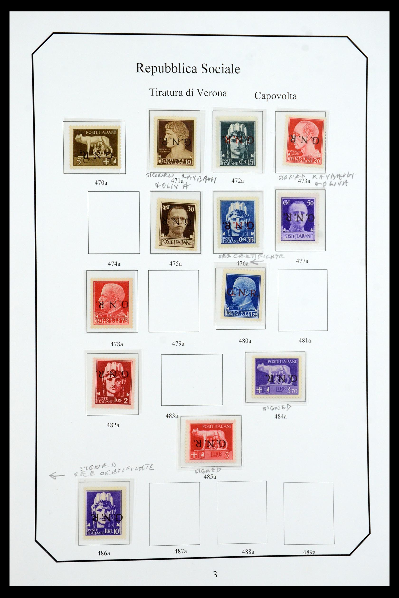 36167 002 - Postzegelverzameling 36167 Italië superverzameling 1943-1945.