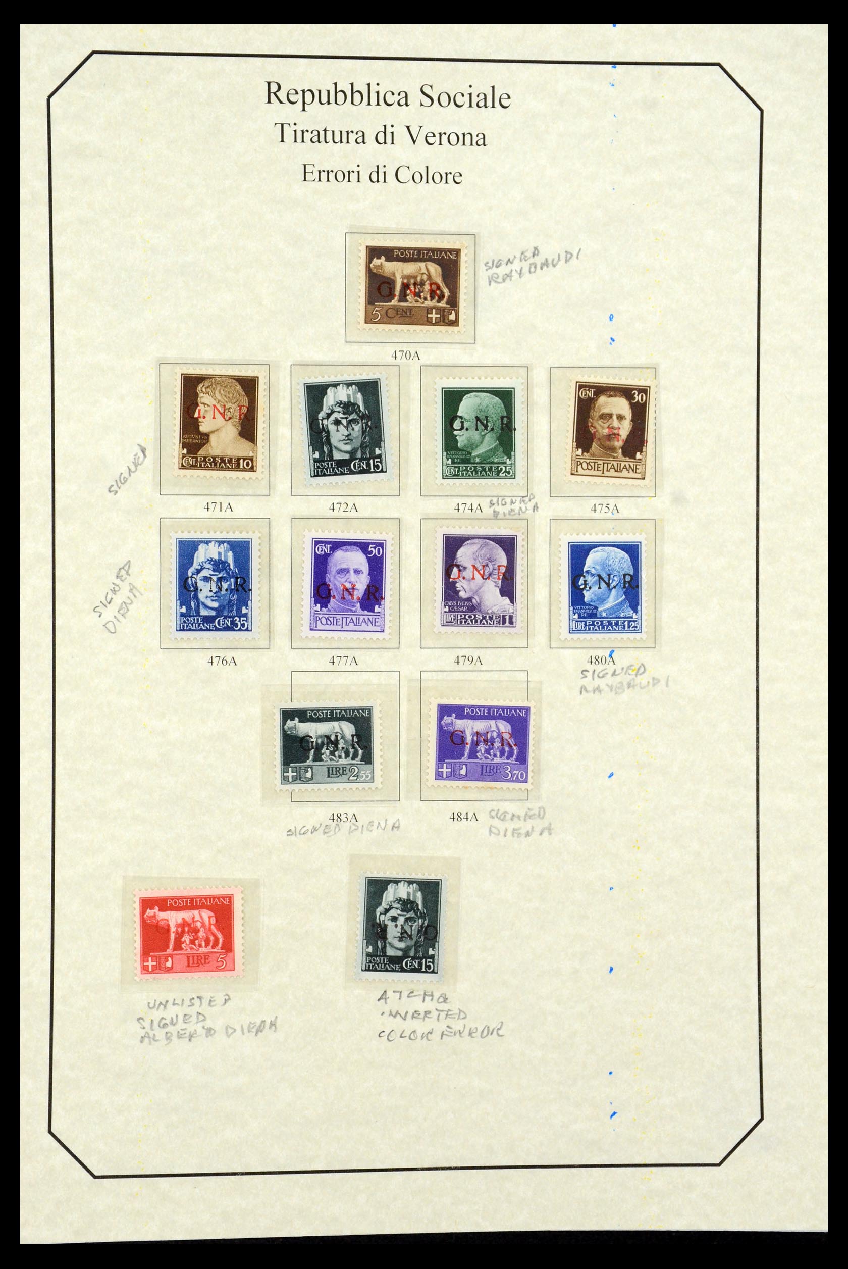 36167 004 - Stamp collection 36167 Italy supercollection 1943-1945.