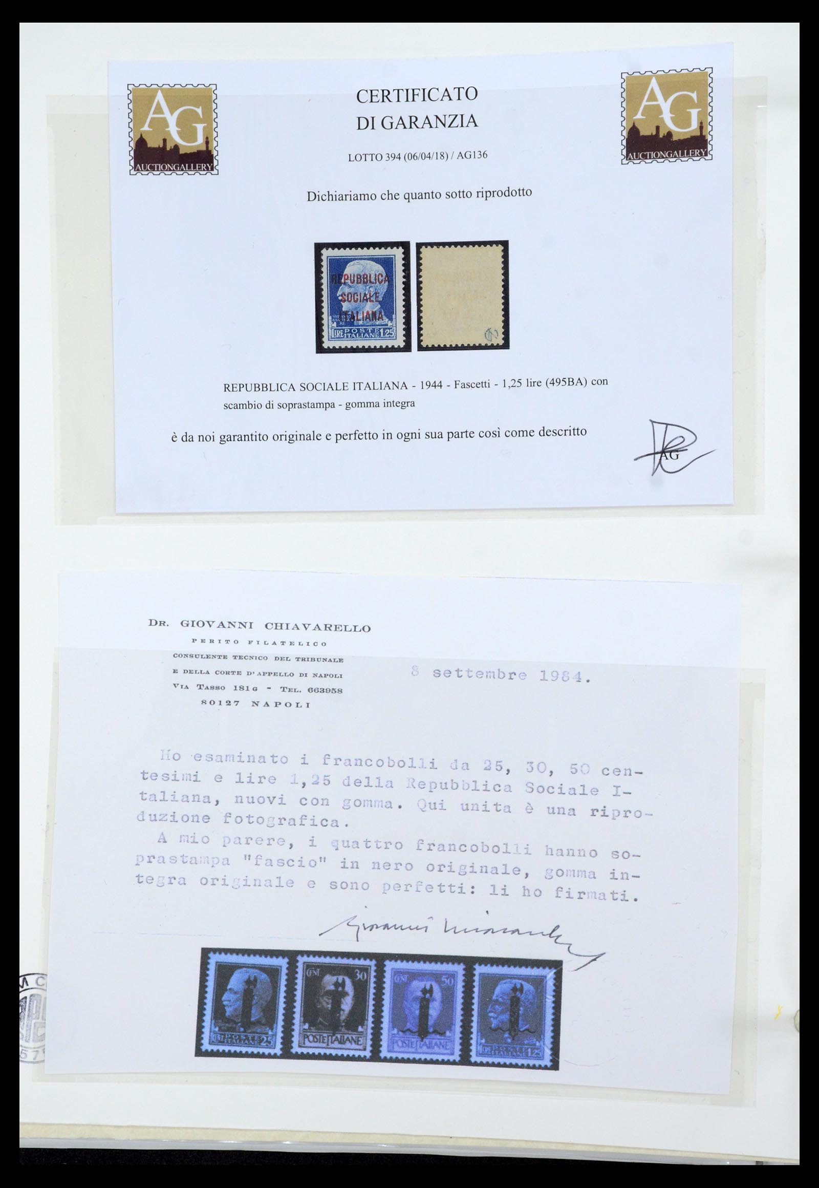 36167 007 - Postzegelverzameling 36167 Italië superverzameling 1943-1945.