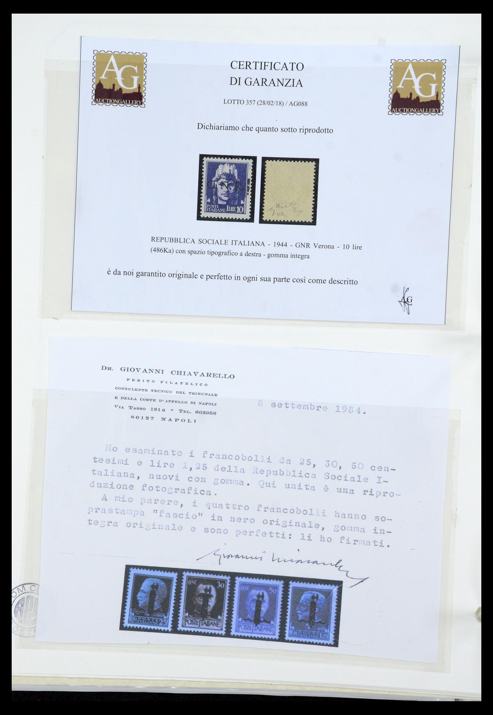 36167 008 - Postzegelverzameling 36167 Italië superverzameling 1943-1945.