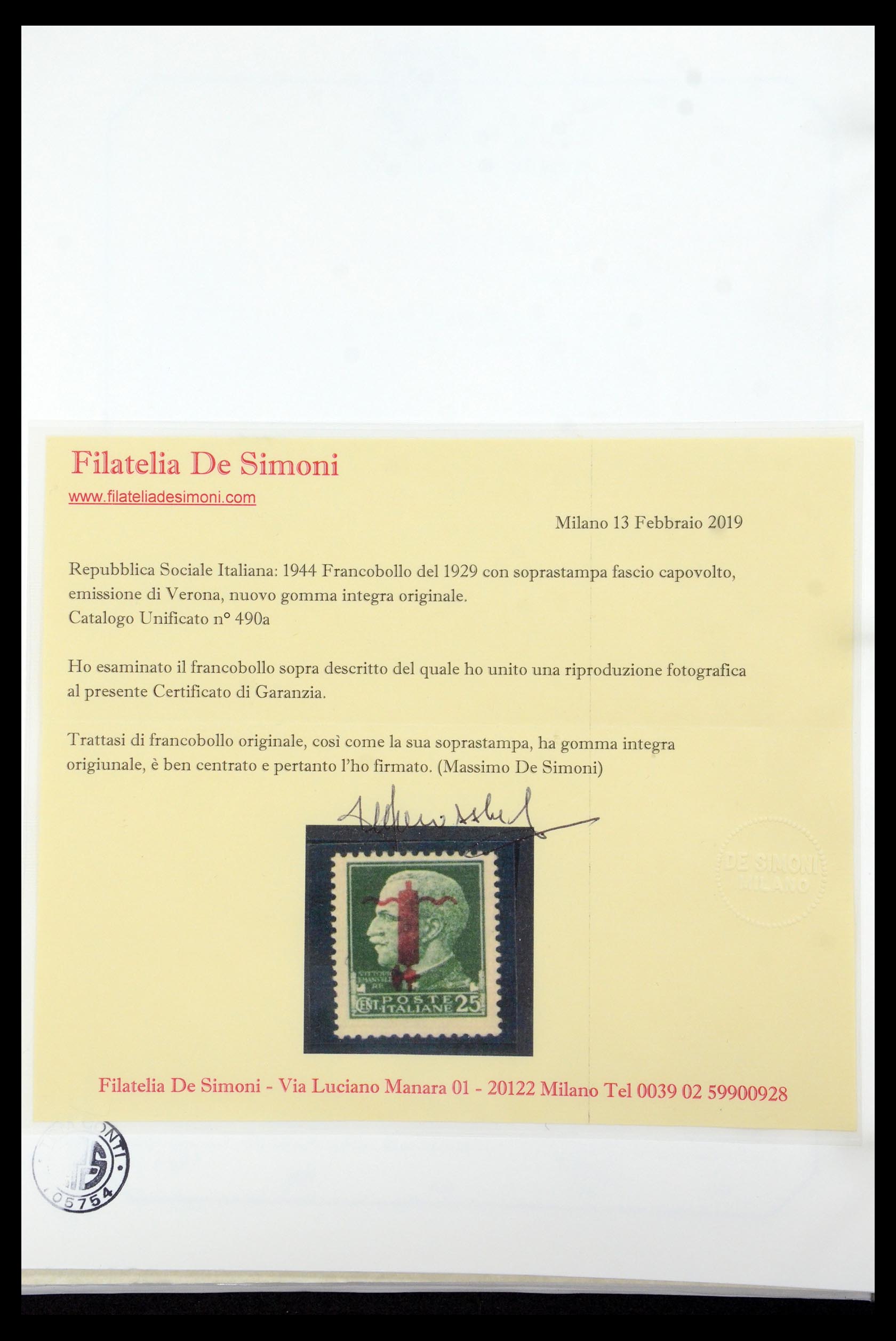 36167 015 - Postzegelverzameling 36167 Italië superverzameling 1943-1945.