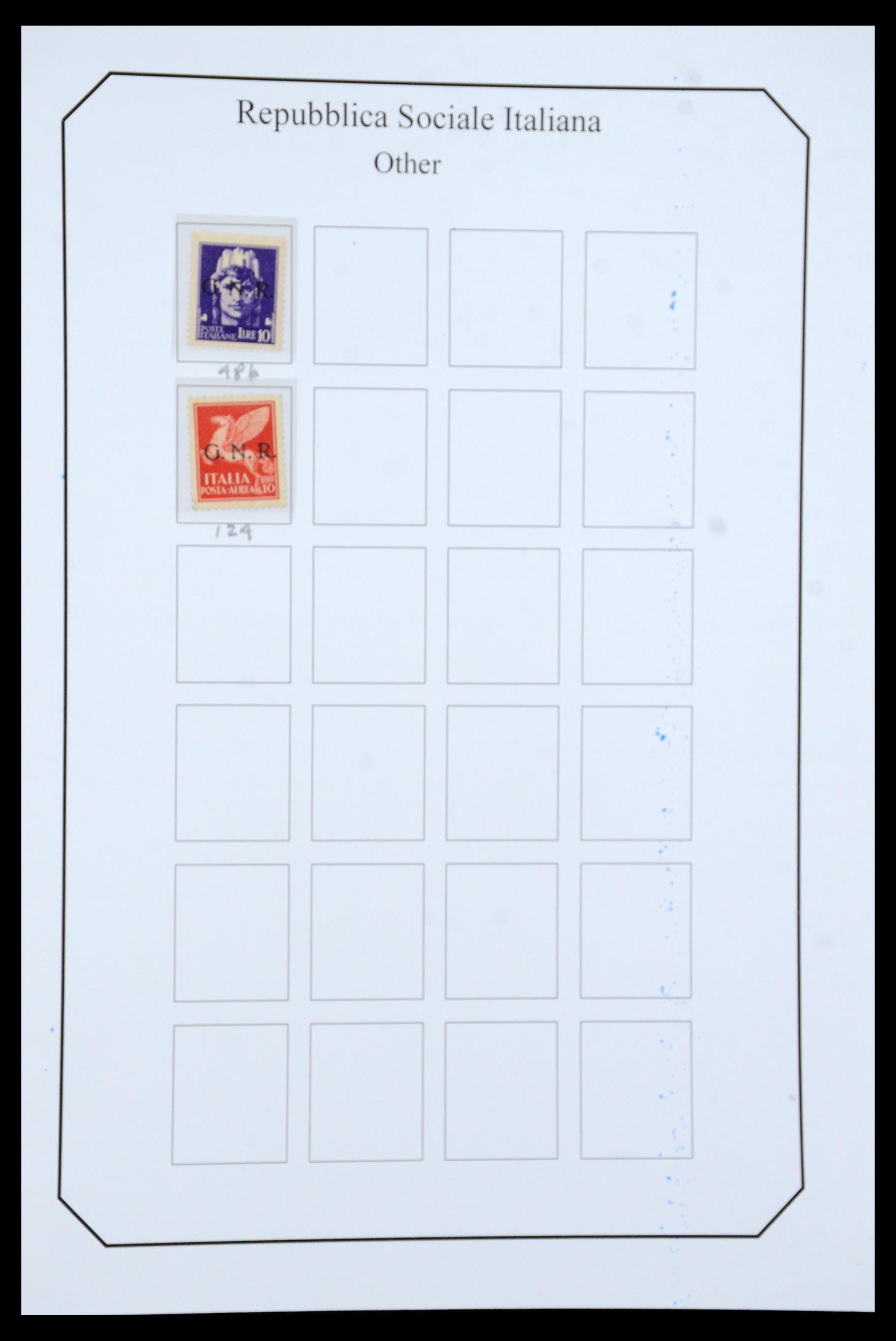 36167 017 - Postzegelverzameling 36167 Italië superverzameling 1943-1945.
