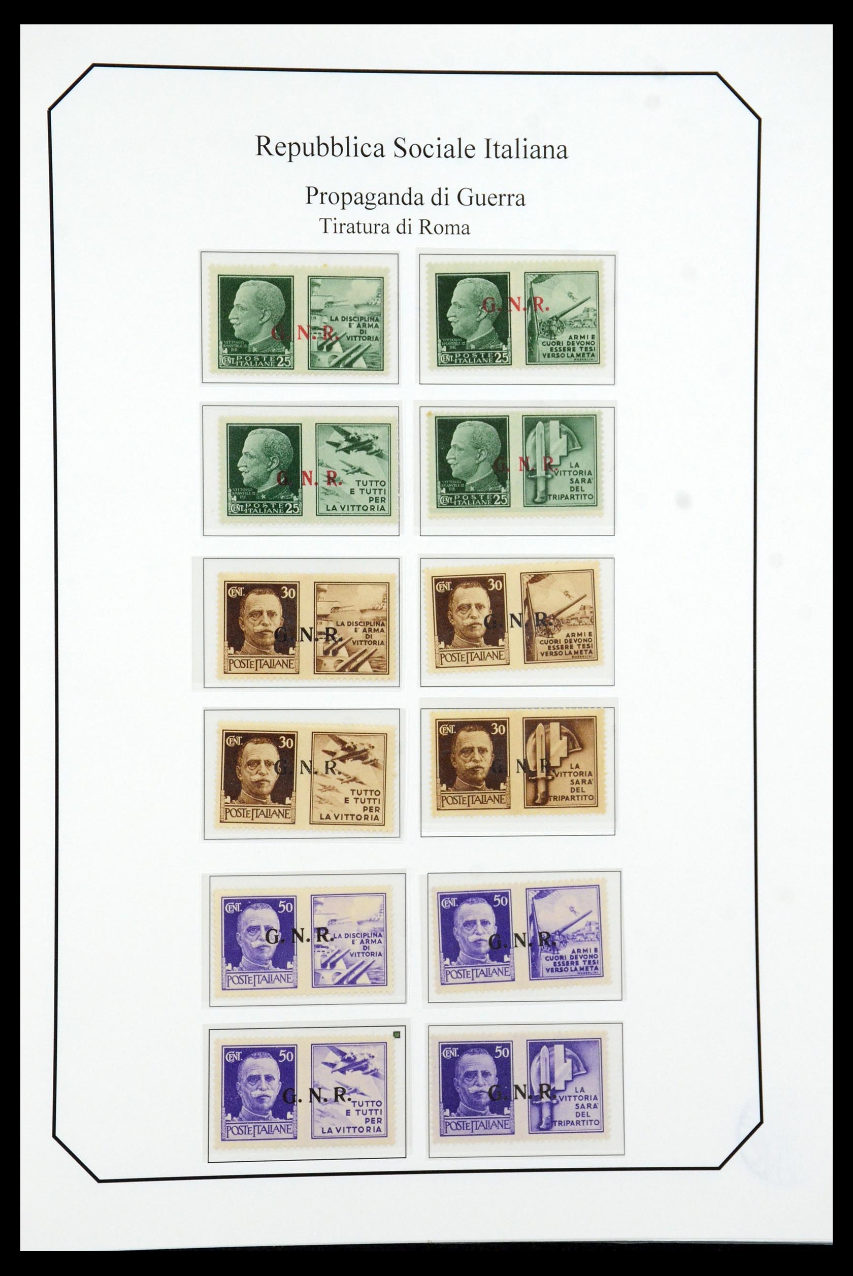 36167 022 - Stamp collection 36167 Italy supercollection 1943-1945.