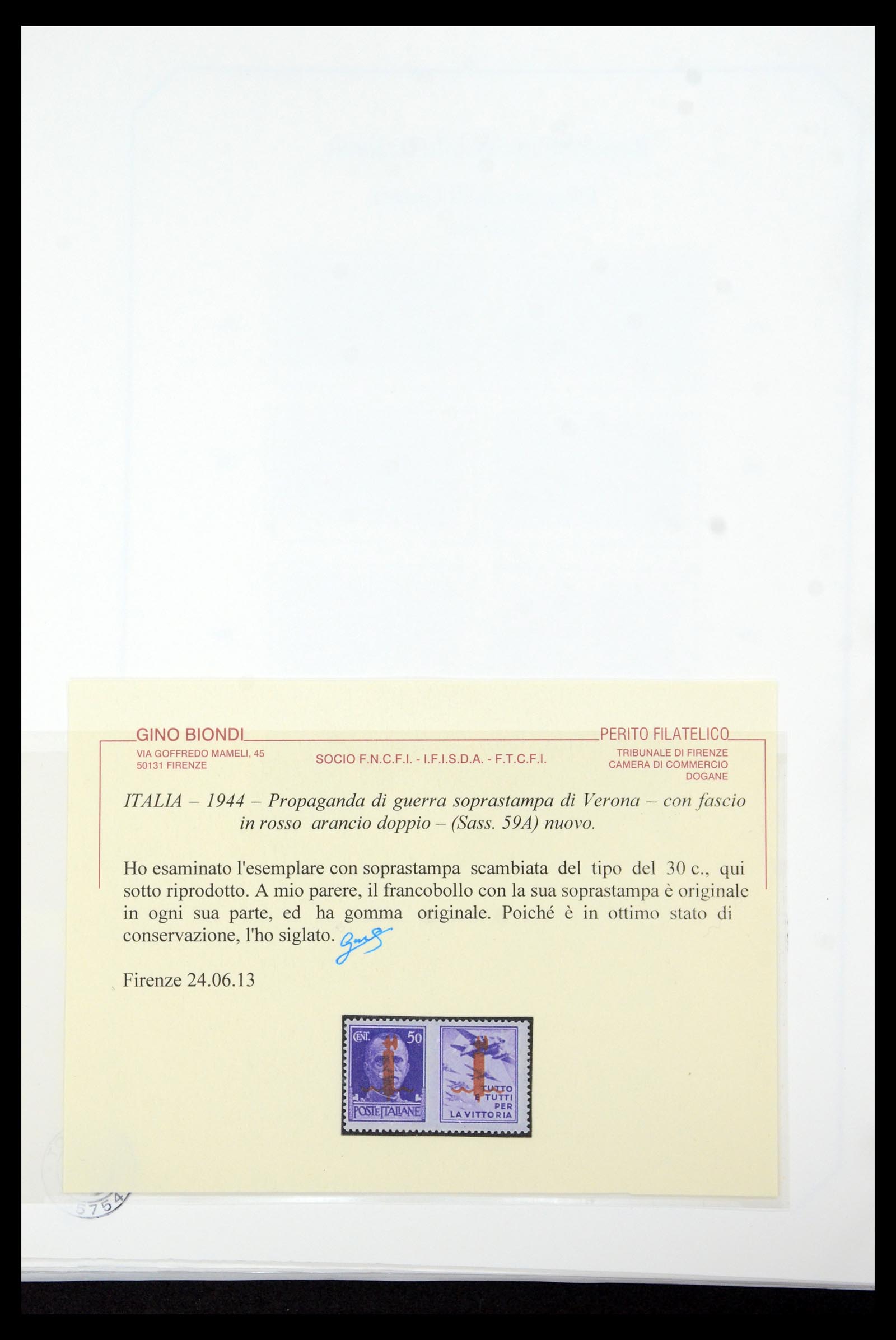36167 027 - Stamp collection 36167 Italy supercollection 1943-1945.