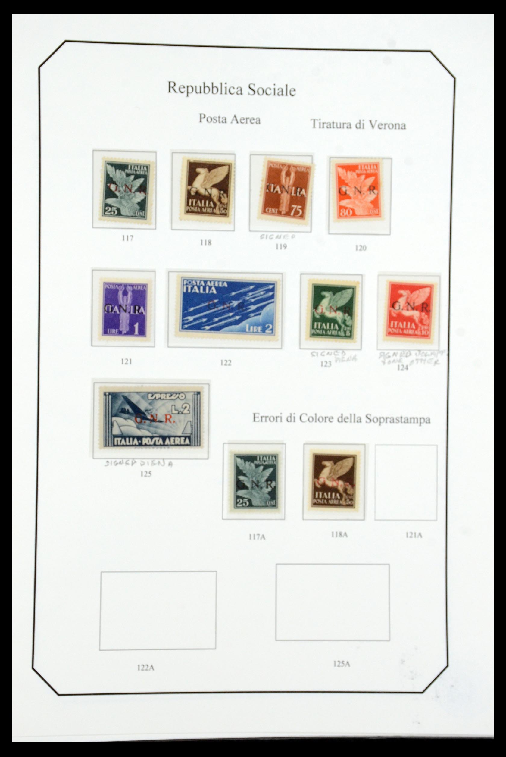 36167 031 - Stamp collection 36167 Italy supercollection 1943-1945.