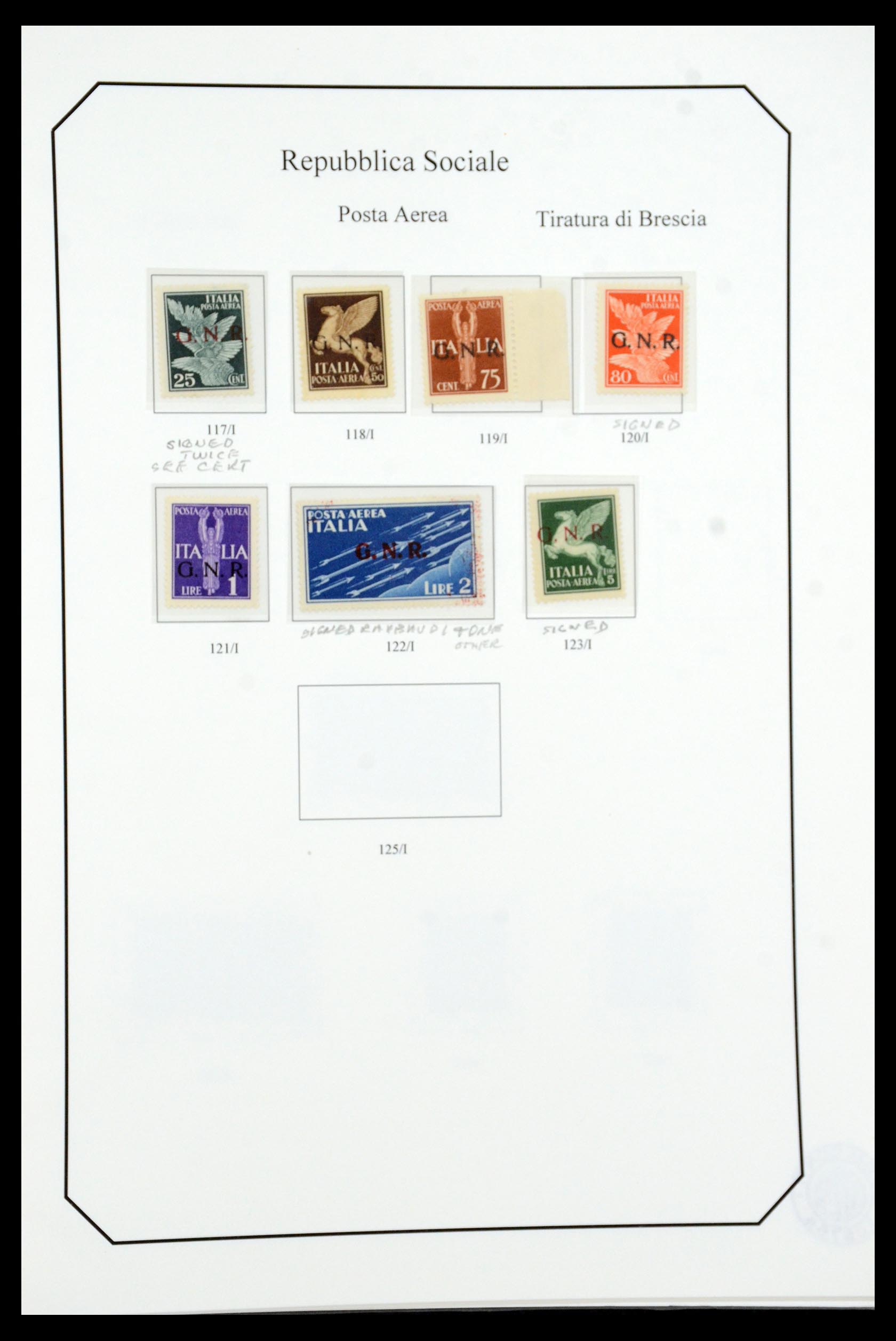 36167 032 - Stamp collection 36167 Italy supercollection 1943-1945.