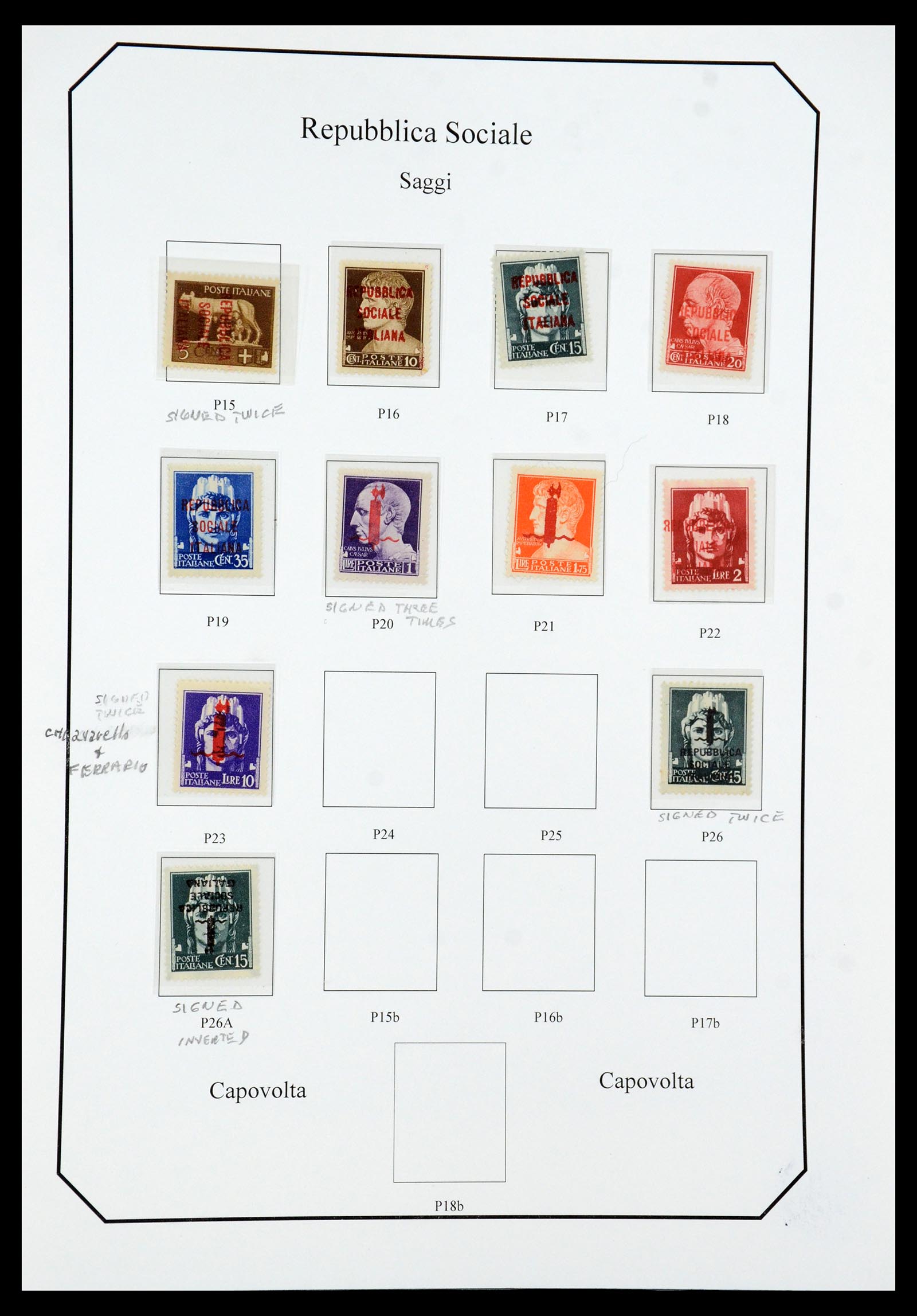 36167 038 - Stamp collection 36167 Italy supercollection 1943-1945.