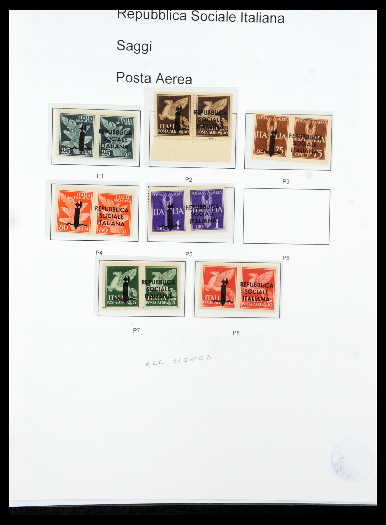 36167 040 - Stamp collection 36167 Italy supercollection 1943-1945.