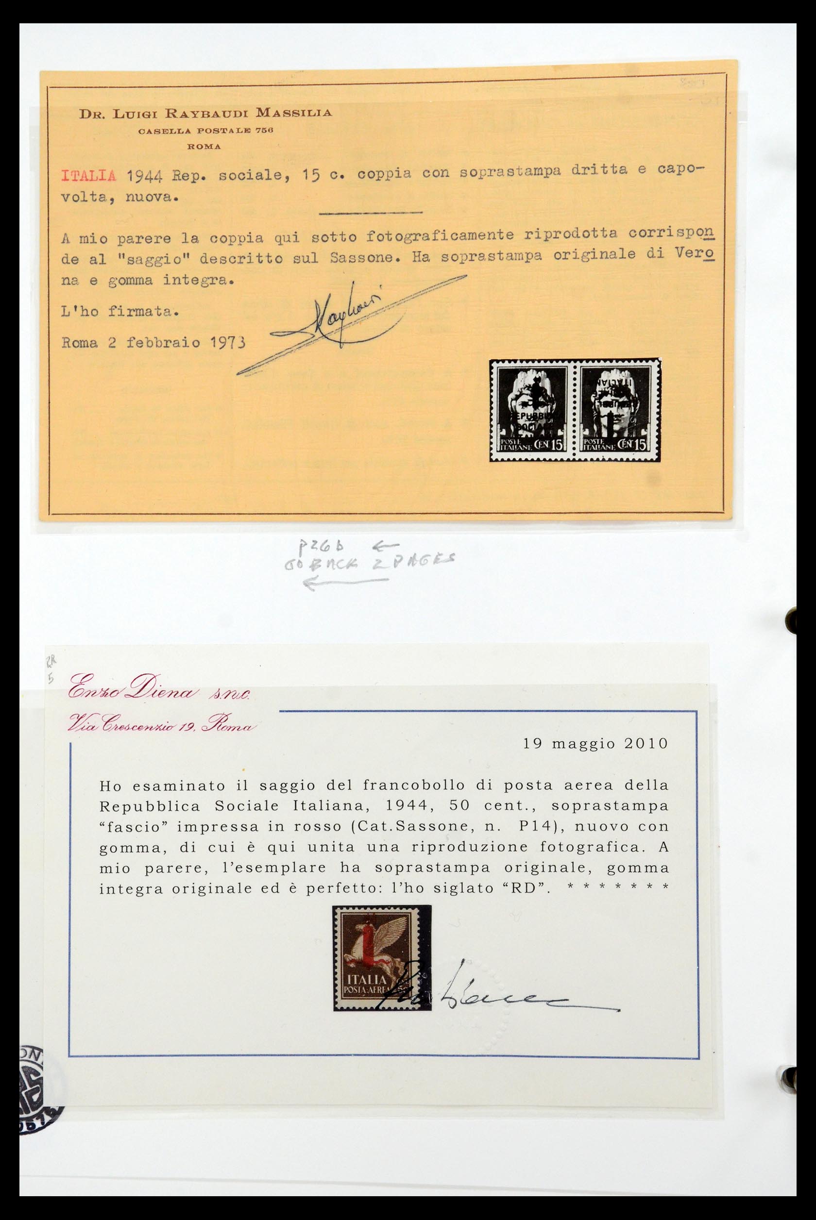 36167 041 - Stamp collection 36167 Italy supercollection 1943-1945.