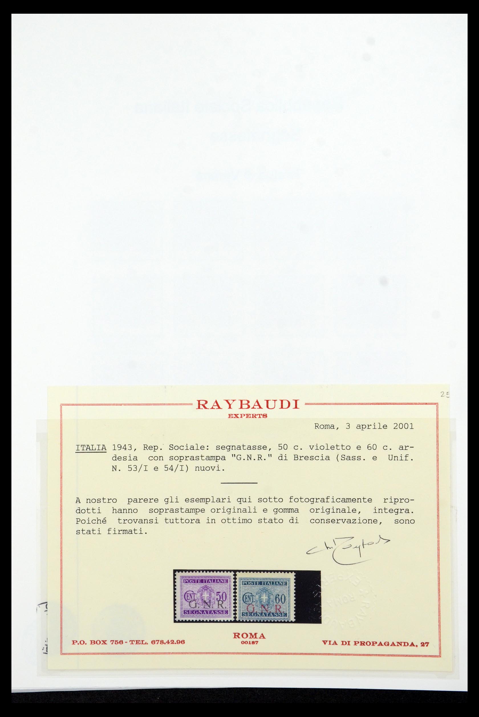36167 051 - Stamp collection 36167 Italy supercollection 1943-1945.