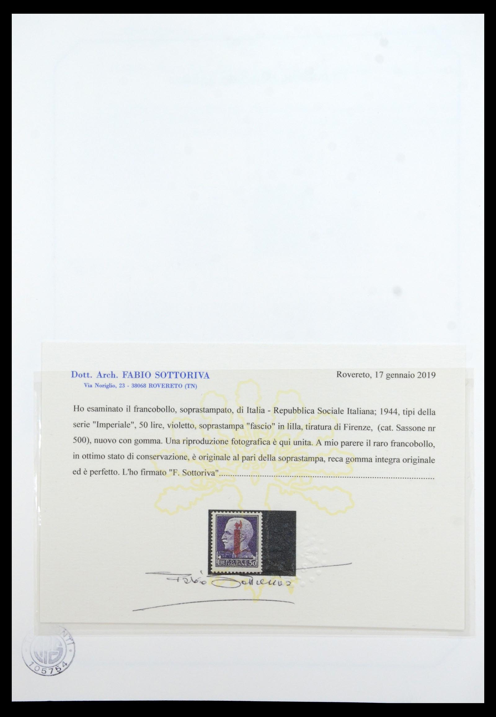36167 065 - Stamp collection 36167 Italy supercollection 1943-1945.