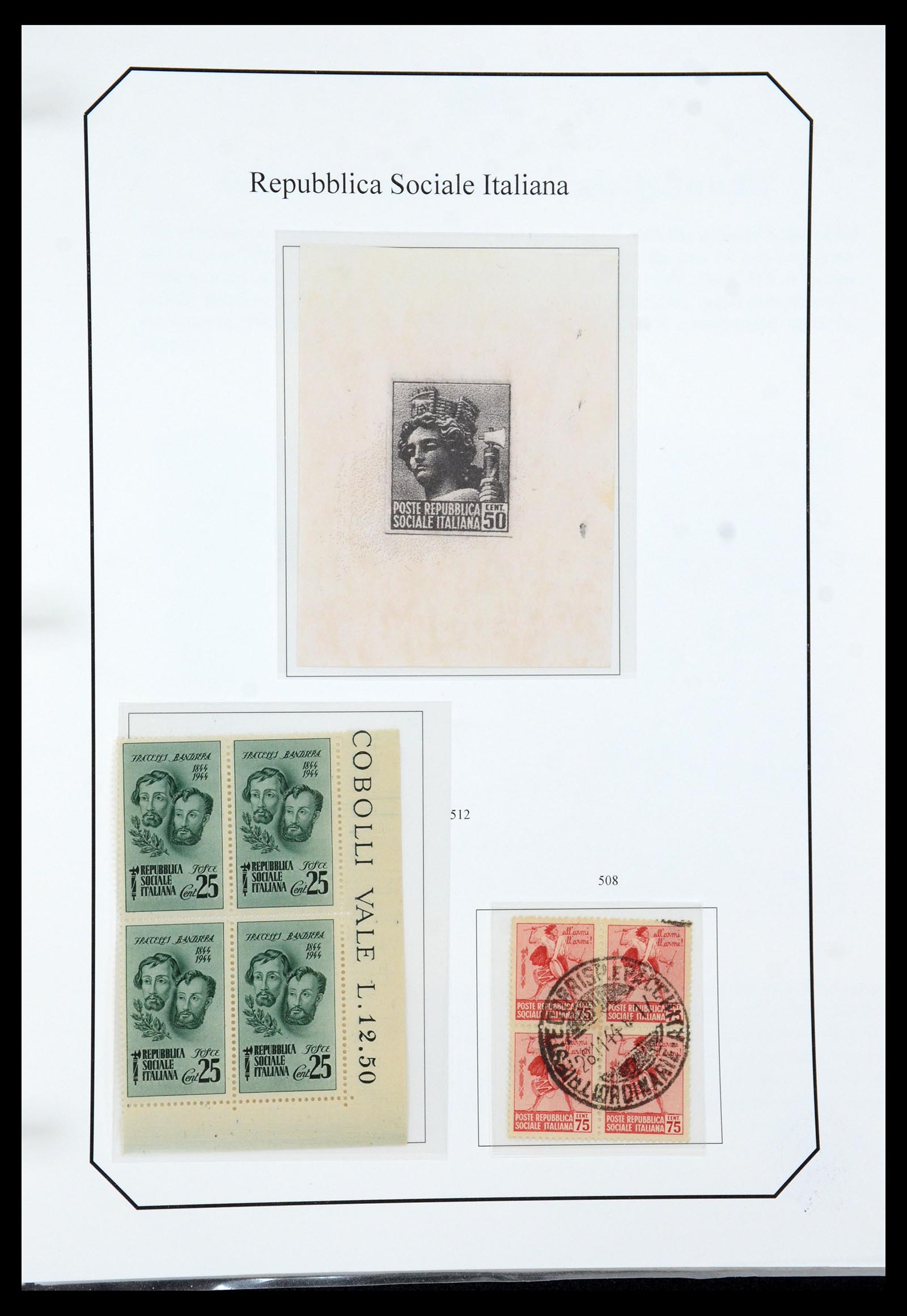 36167 068 - Stamp collection 36167 Italy supercollection 1943-1945.