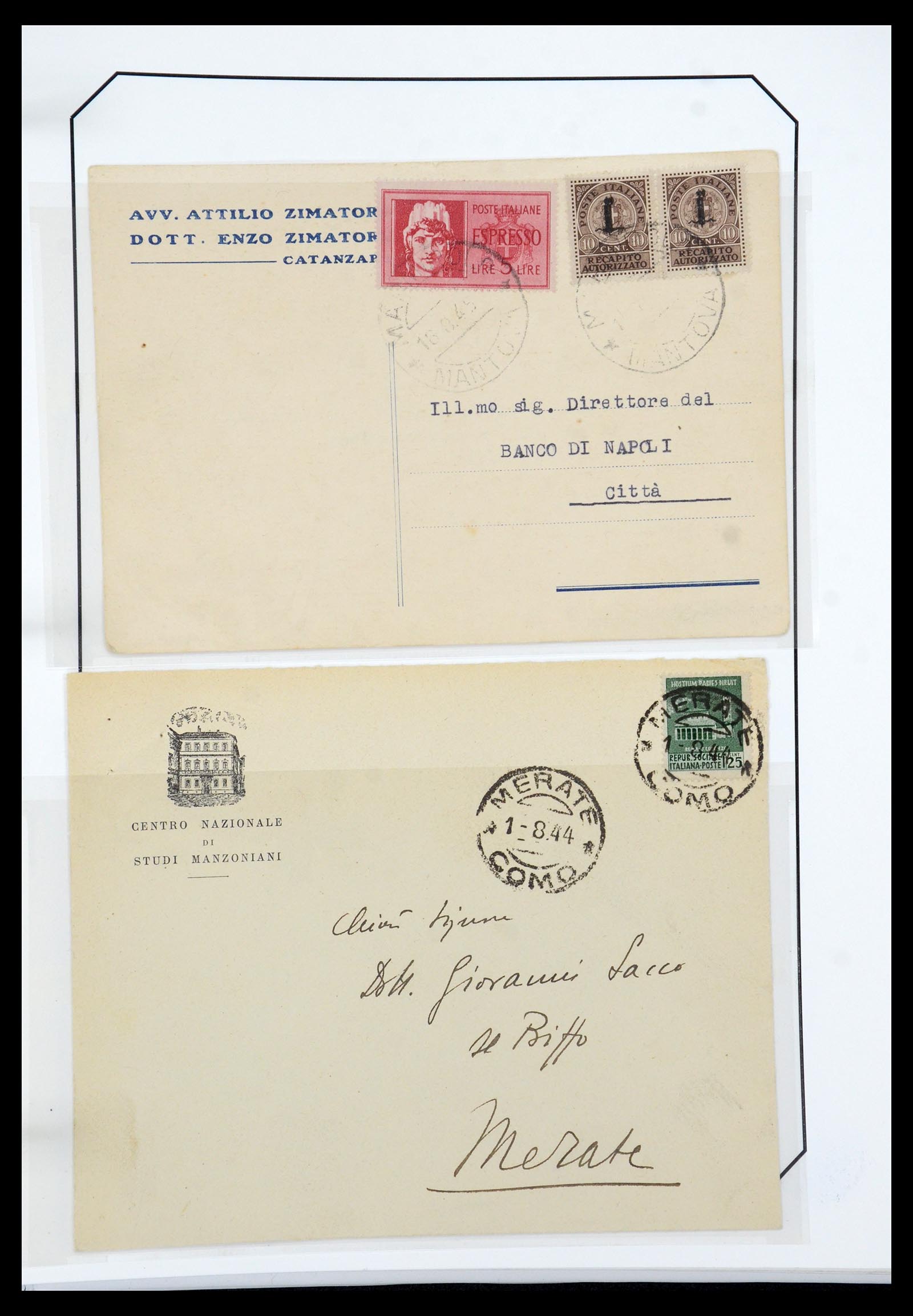 36167 075 - Stamp collection 36167 Italy supercollection 1943-1945.