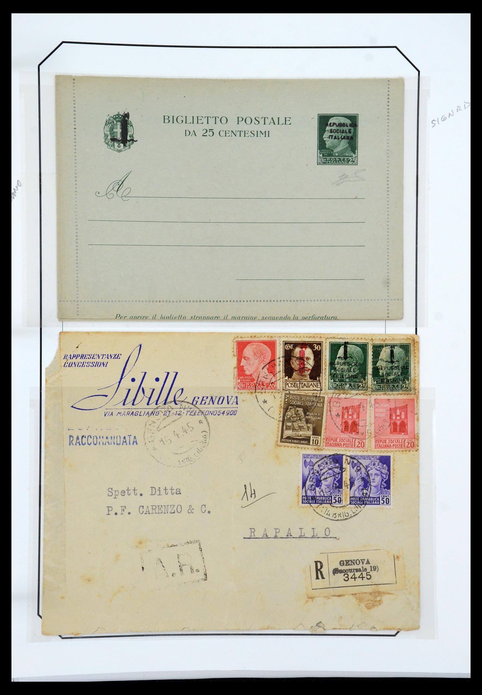 36167 079 - Stamp collection 36167 Italy supercollection 1943-1945.