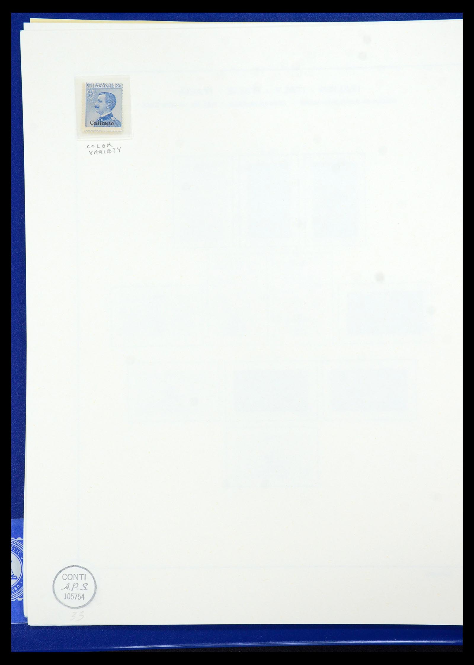 36181 012 - Postzegelverzameling 36181 Italiaanse Egeïsche Eilanden 1912-1941.