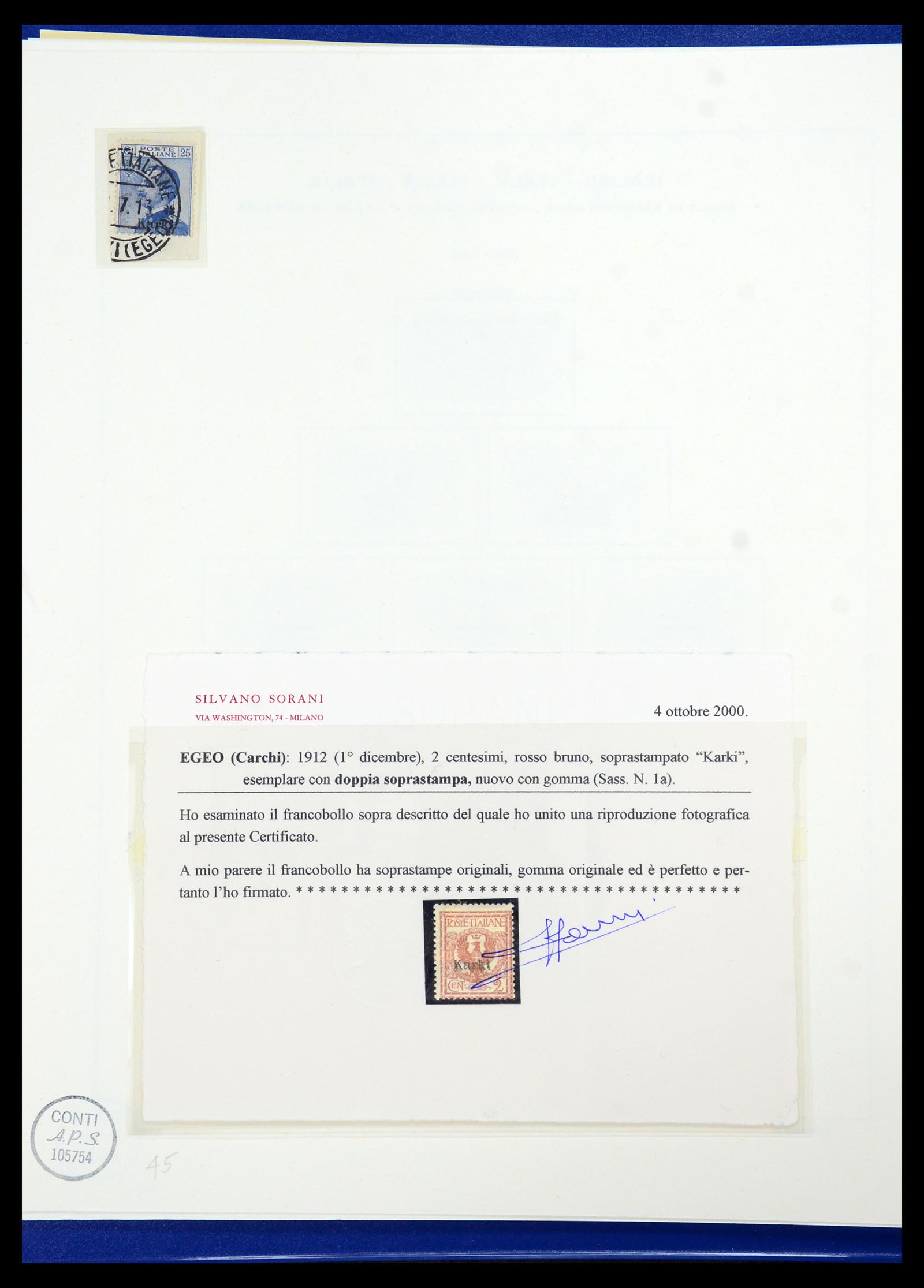 36181 019 - Postzegelverzameling 36181 Italiaanse Egeïsche Eilanden 1912-1941.