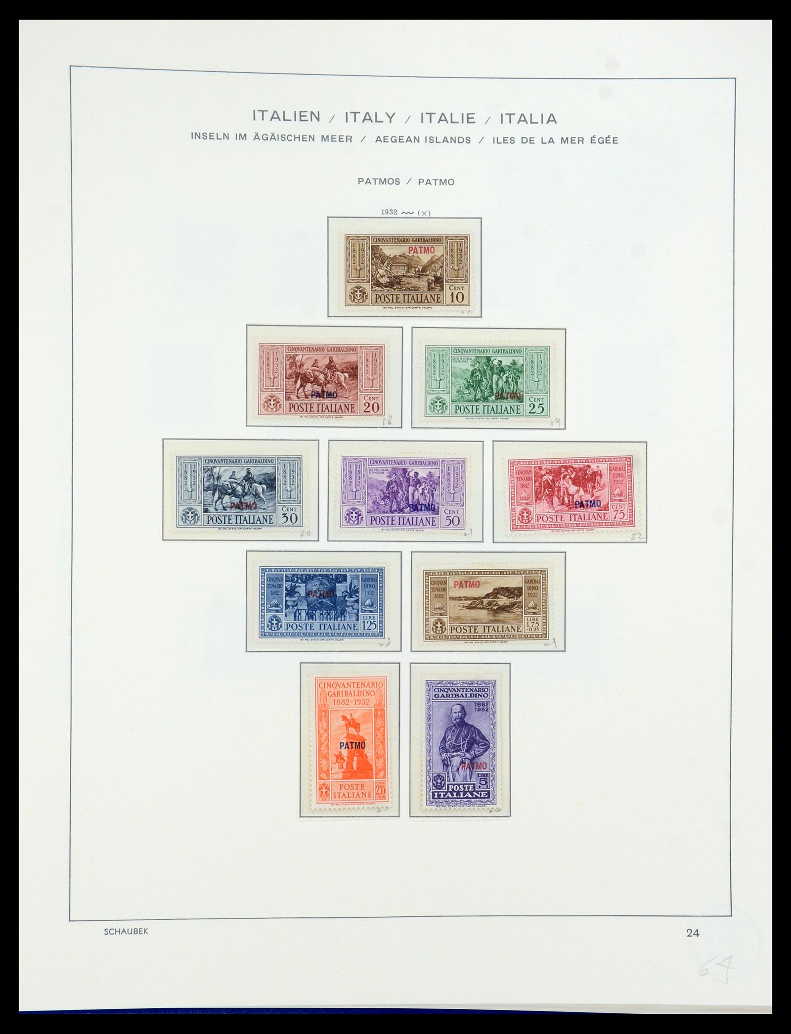 36181 030 - Stamp collection 36181 Italian Aegean Islands 1912-1941.