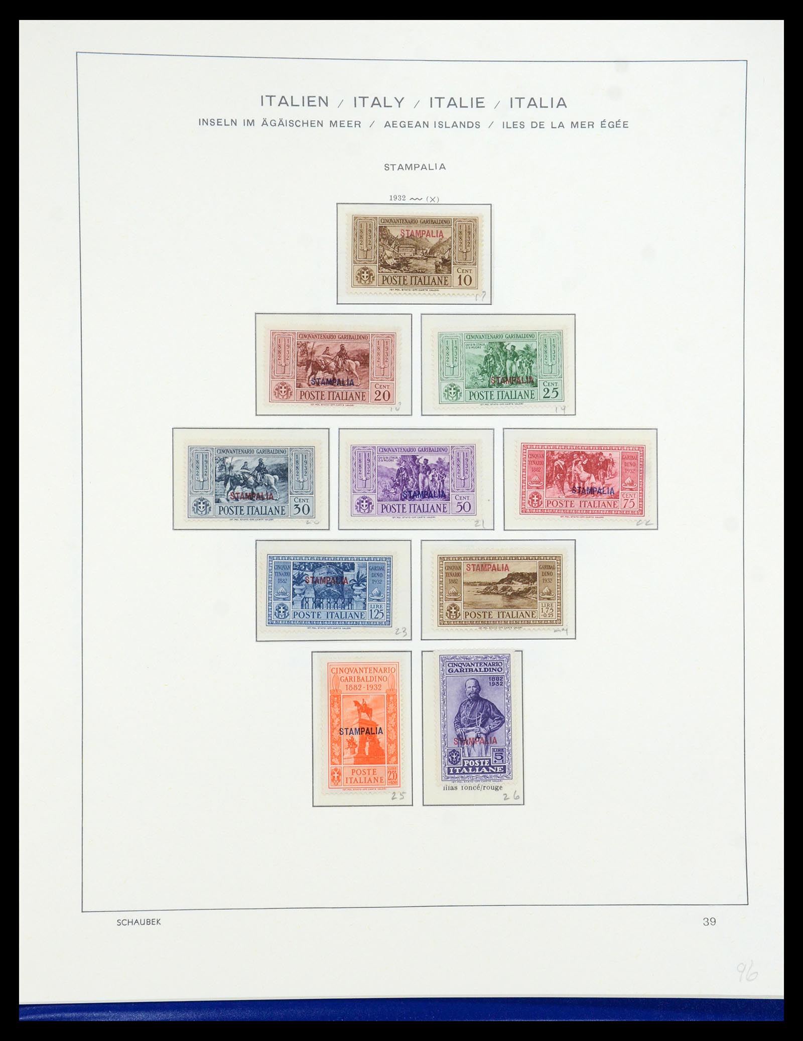 36181 054 - Stamp collection 36181 Italian Aegean Islands 1912-1941.