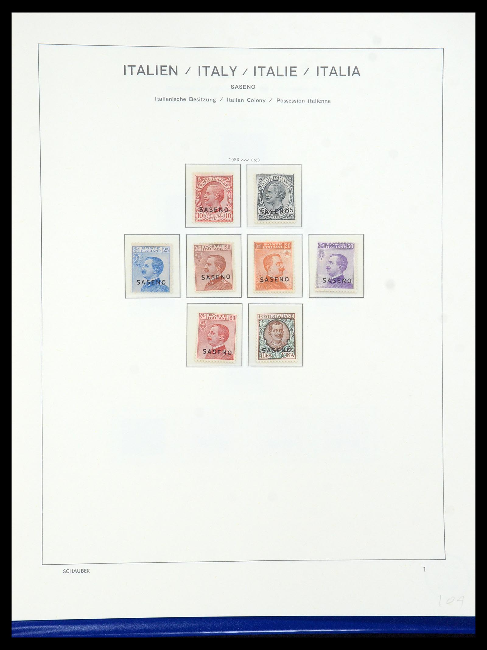 36181 059 - Stamp collection 36181 Italian Aegean Islands 1912-1941.