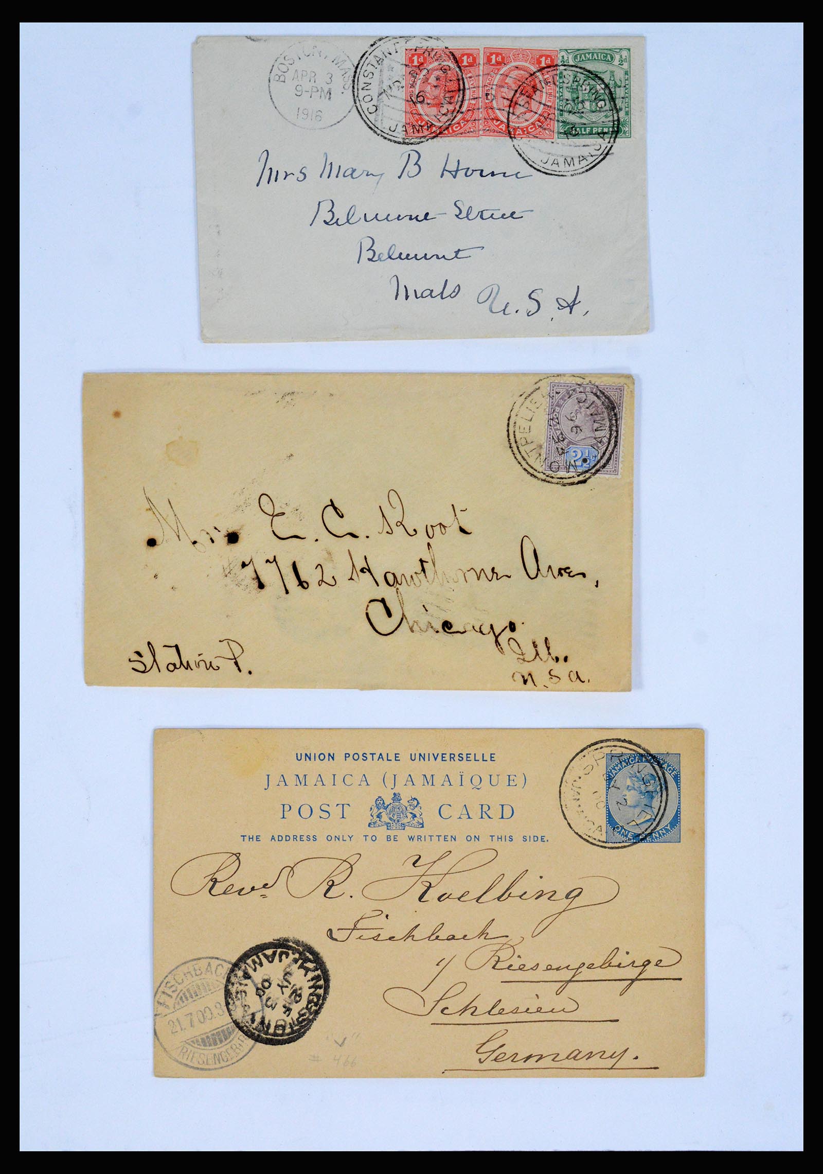 36195 0001 - Postzegelverzameling 36195 Jamaica stempelverzameling 1857-1960.