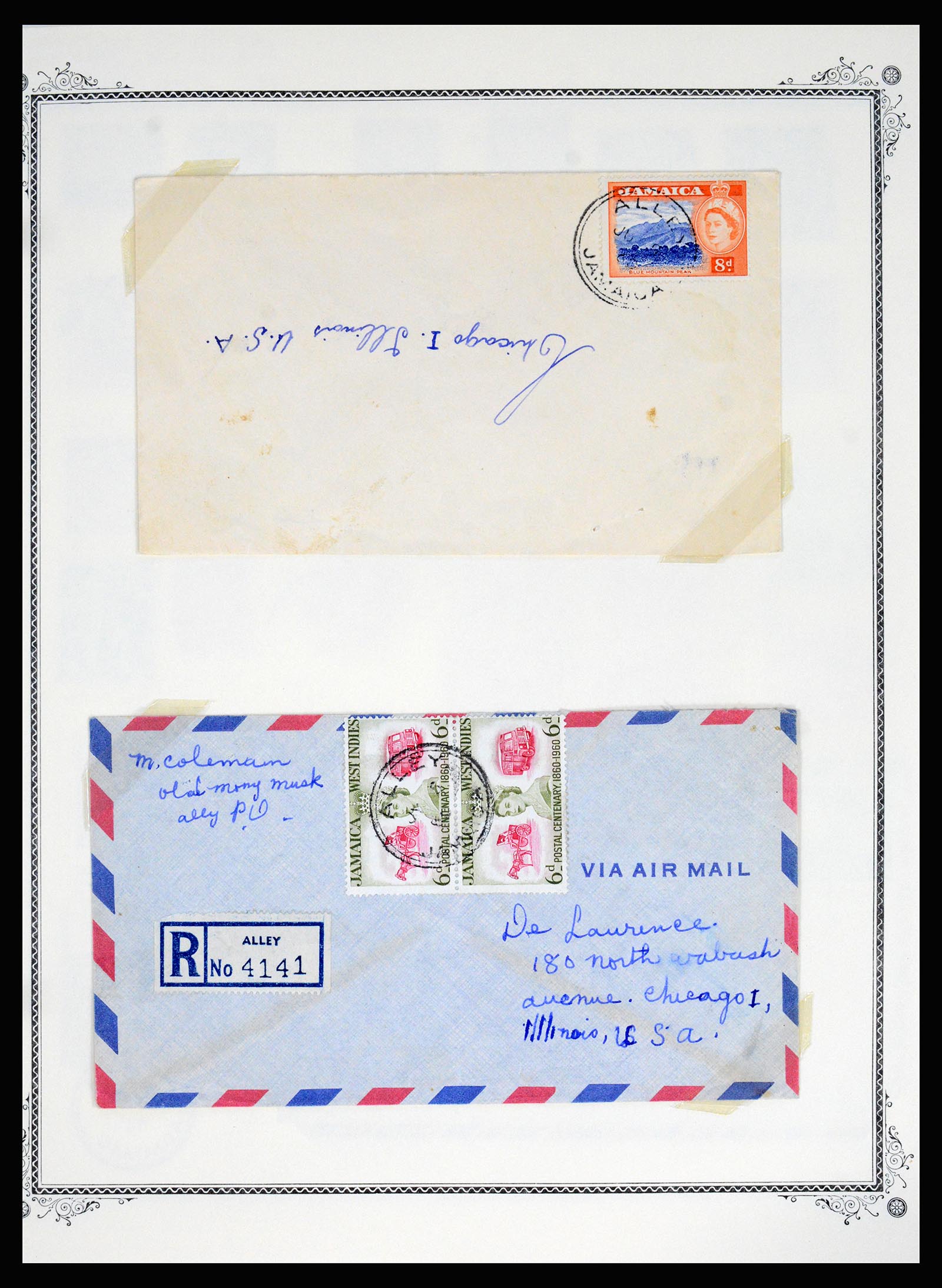 36195 0015 - Postzegelverzameling 36195 Jamaica stempelverzameling 1857-1960.