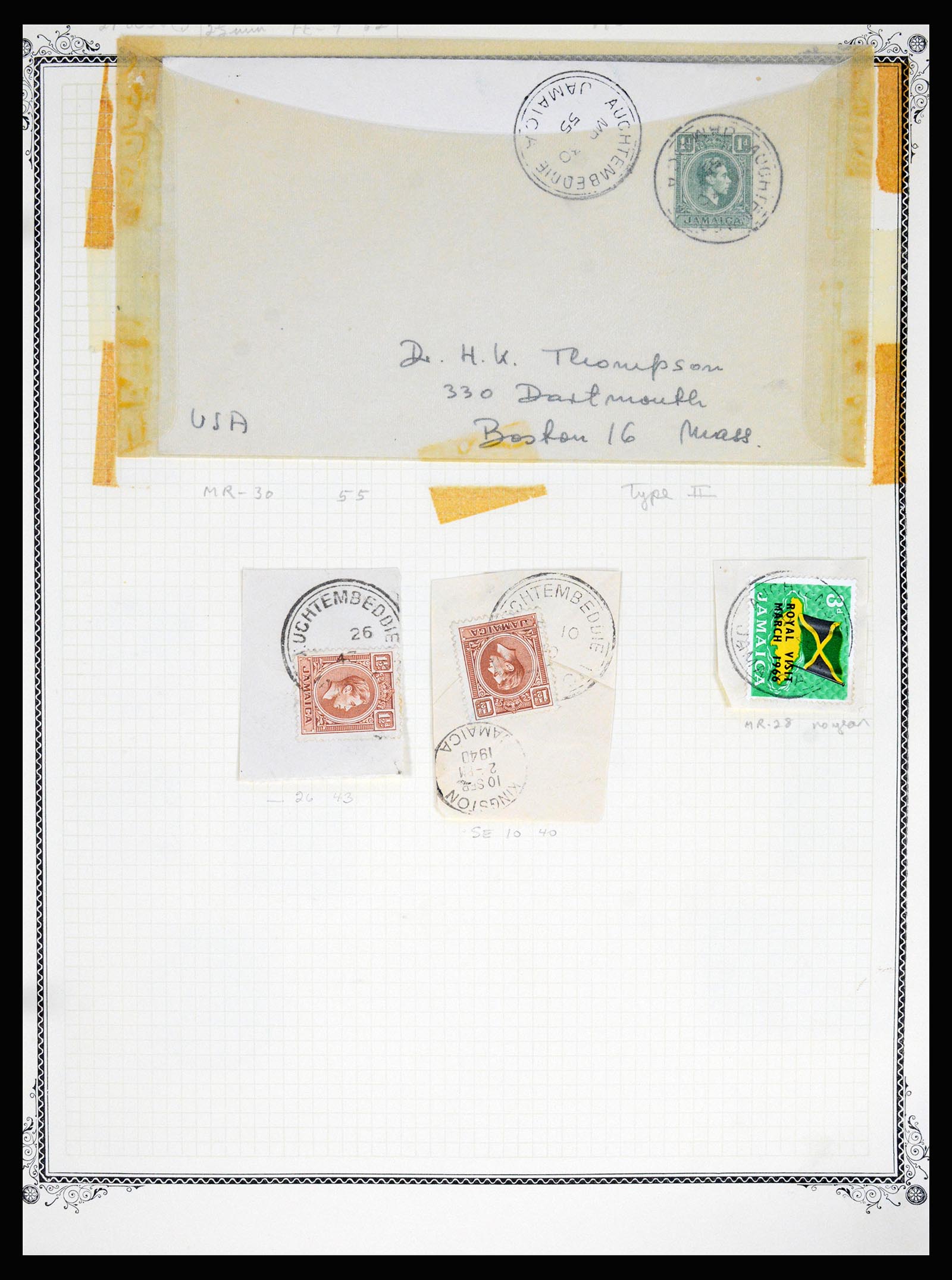36195 0026 - Postzegelverzameling 36195 Jamaica stempelverzameling 1857-1960.