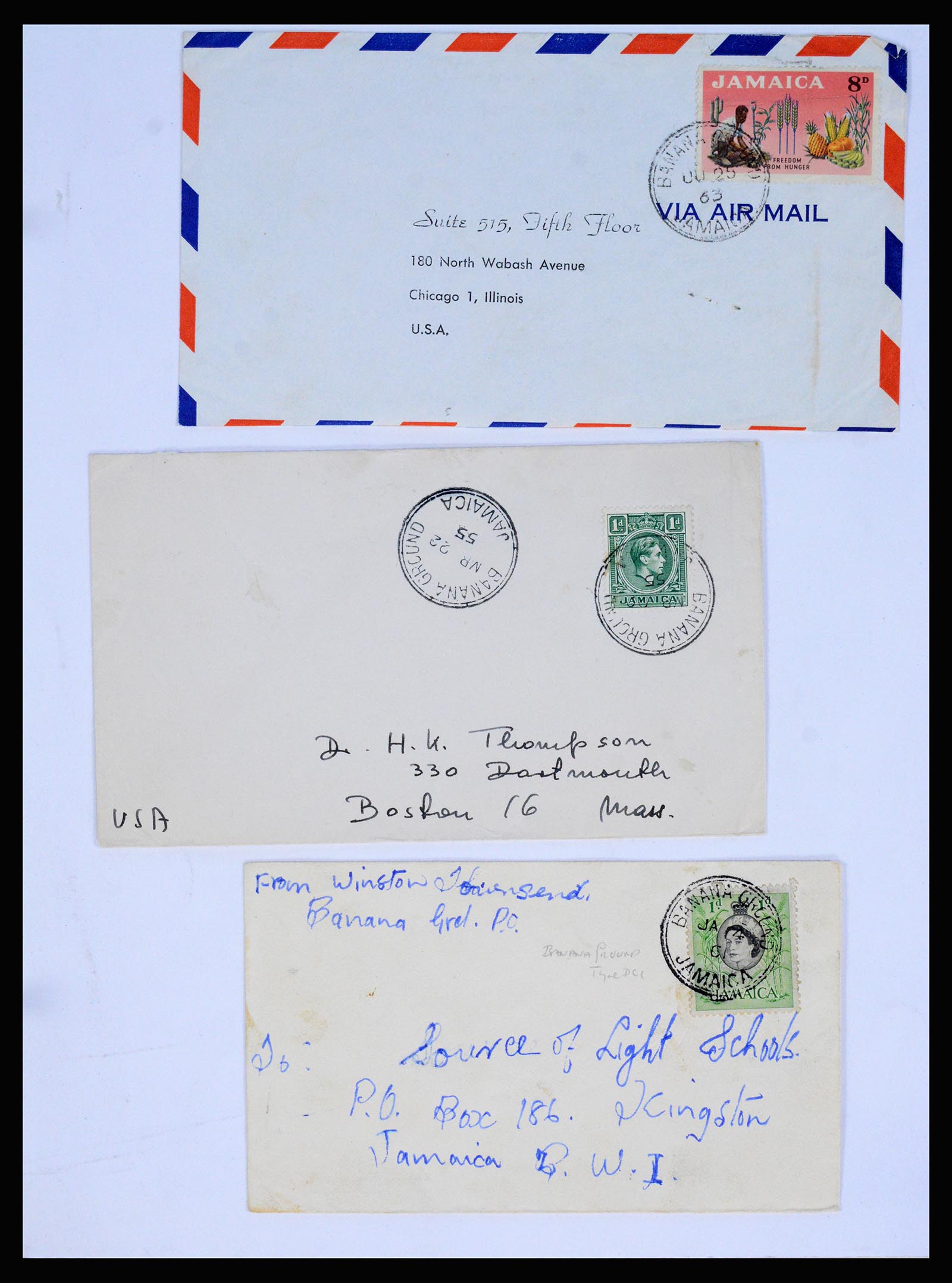 36195 0032 - Postzegelverzameling 36195 Jamaica stempelverzameling 1857-1960.
