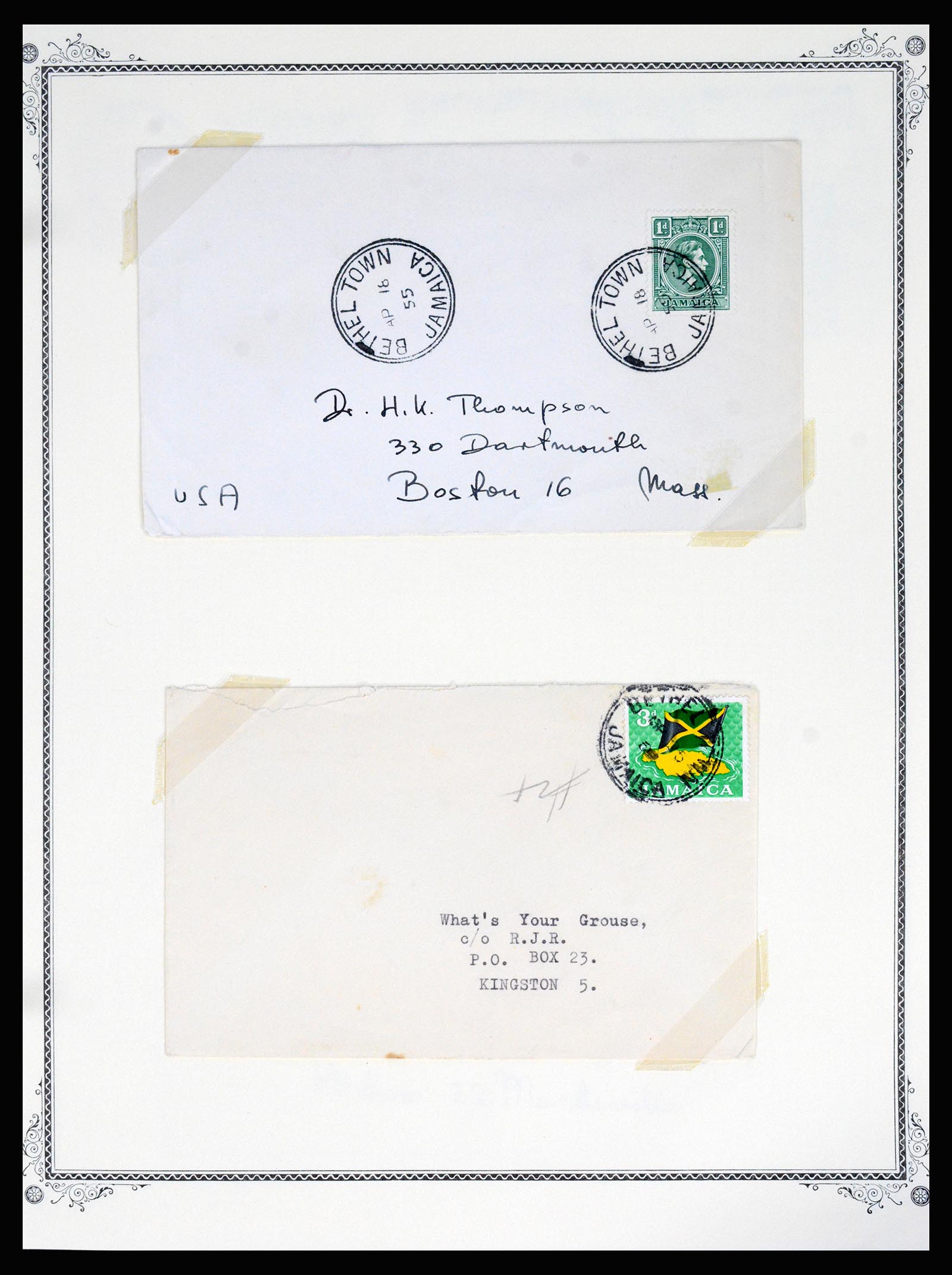 36195 0044 - Postzegelverzameling 36195 Jamaica stempelverzameling 1857-1960.
