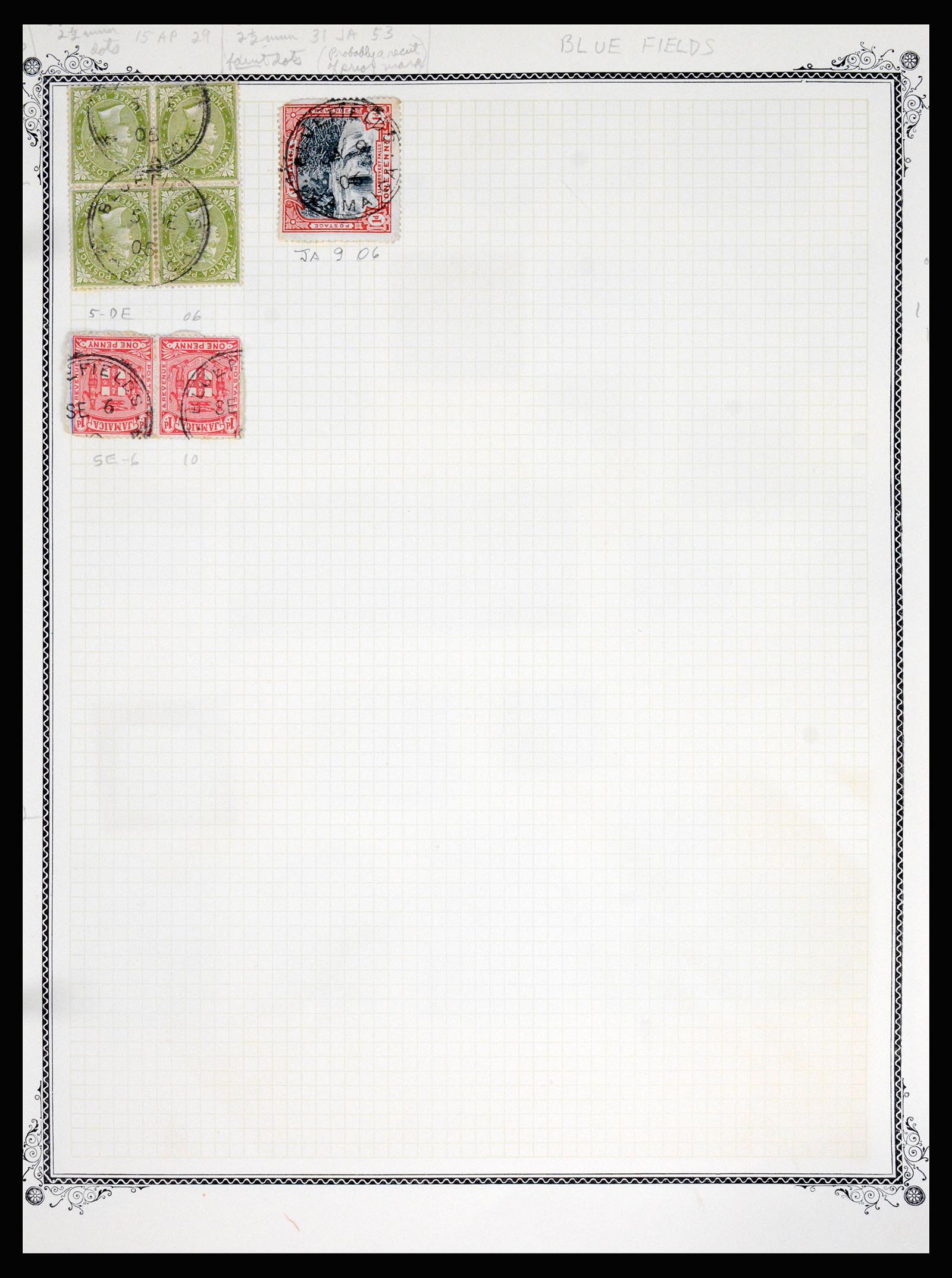 36195 0048 - Postzegelverzameling 36195 Jamaica stempelverzameling 1857-1960.