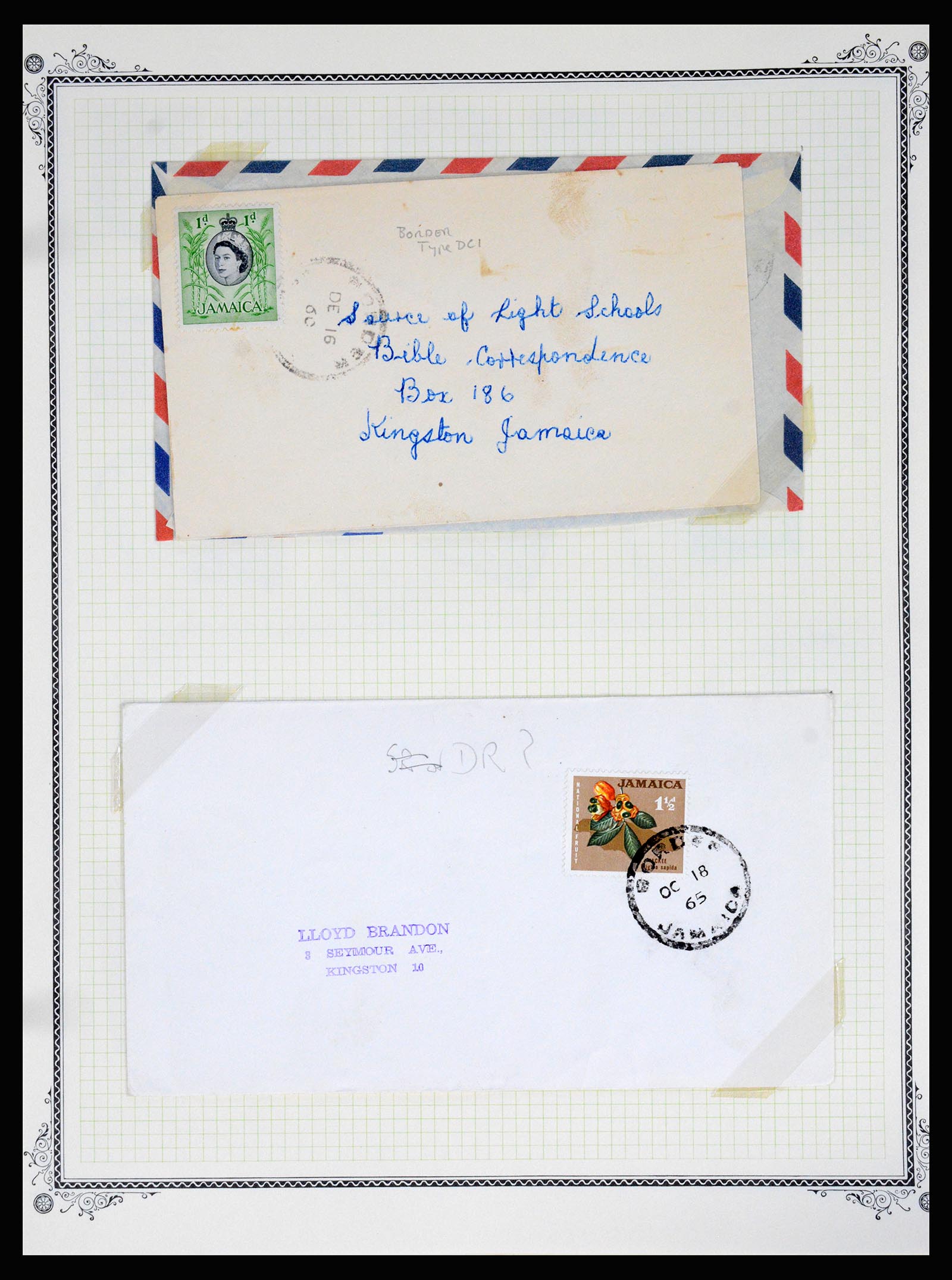 36195 0053 - Postzegelverzameling 36195 Jamaica stempelverzameling 1857-1960.