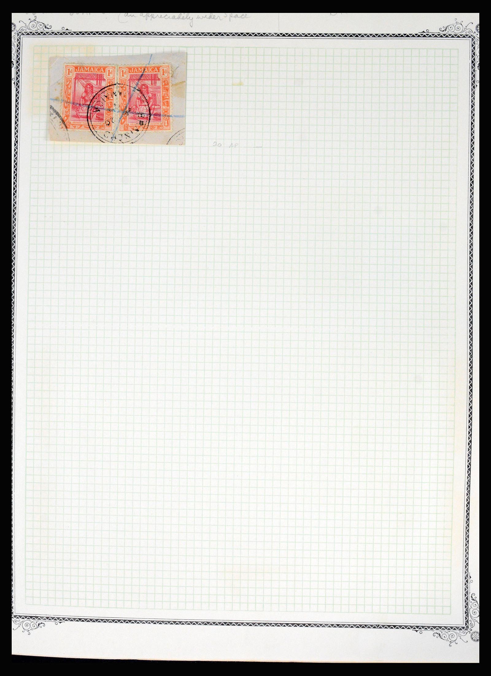 36195 0058 - Postzegelverzameling 36195 Jamaica stempelverzameling 1857-1960.