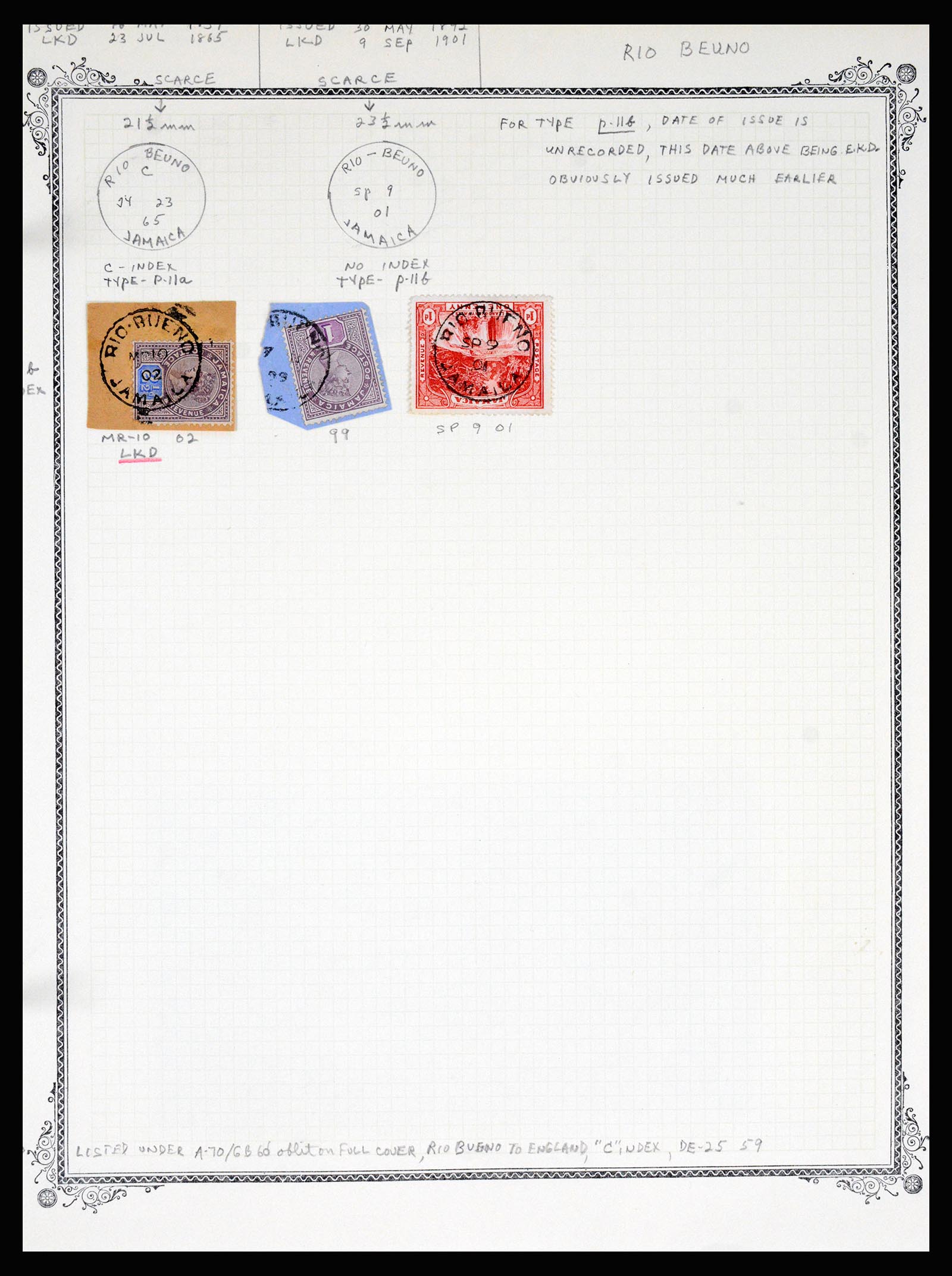 36195 1050 - Postzegelverzameling 36195 Jamaica stempelverzameling 1857-1960.