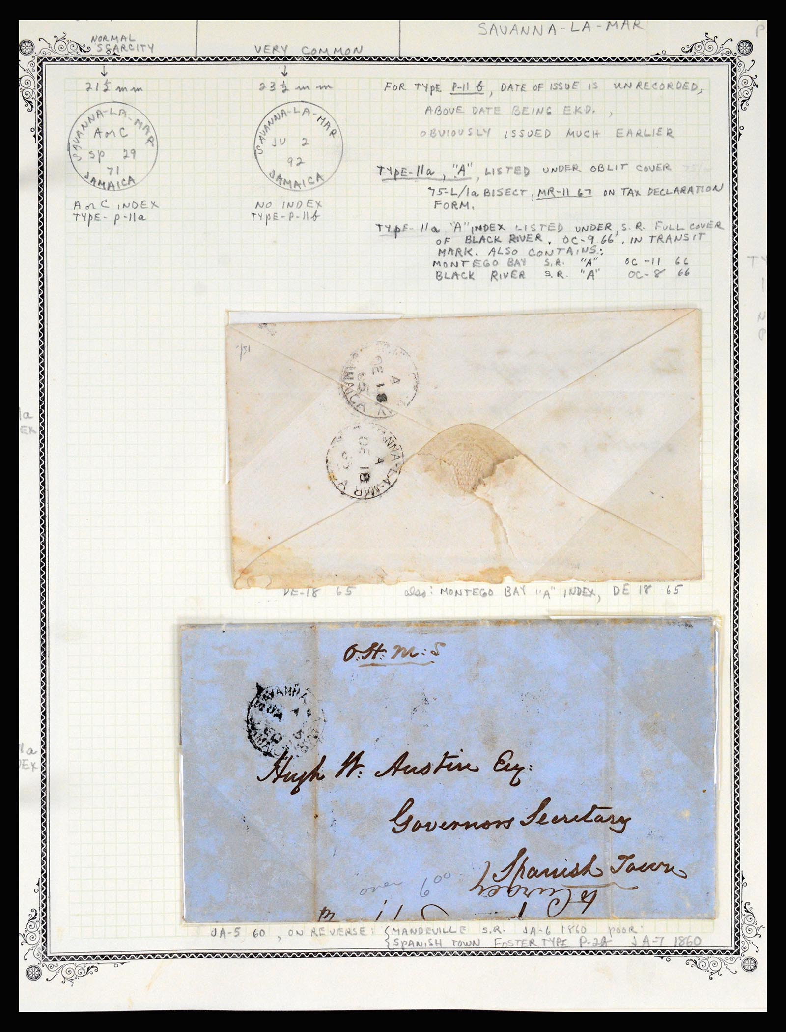 36195 1057 - Postzegelverzameling 36195 Jamaica stempelverzameling 1857-1960.