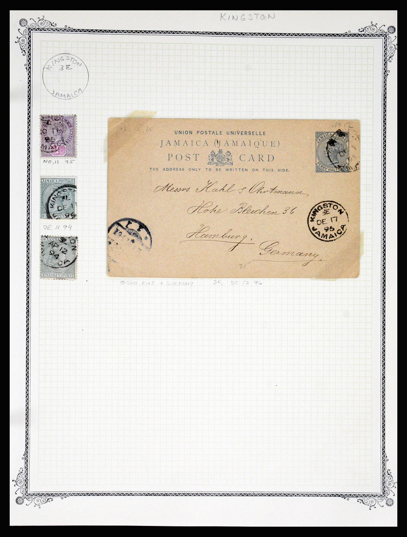 36195 1086 - Postzegelverzameling 36195 Jamaica stempelverzameling 1857-1960.